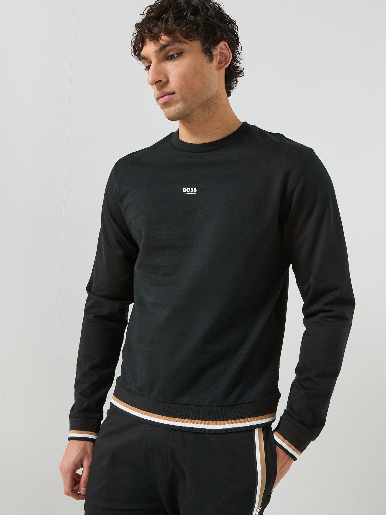 BOSS: Iconic Loungewear Crew Sweat - Black
