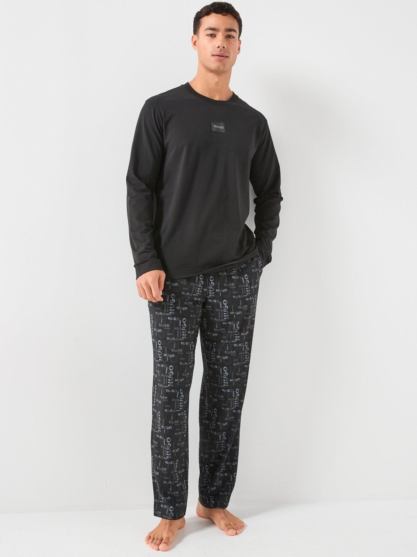Image 5 of 5 of HUGO Bodywear Mael All Over Print Pyjama Bottoms - Grey