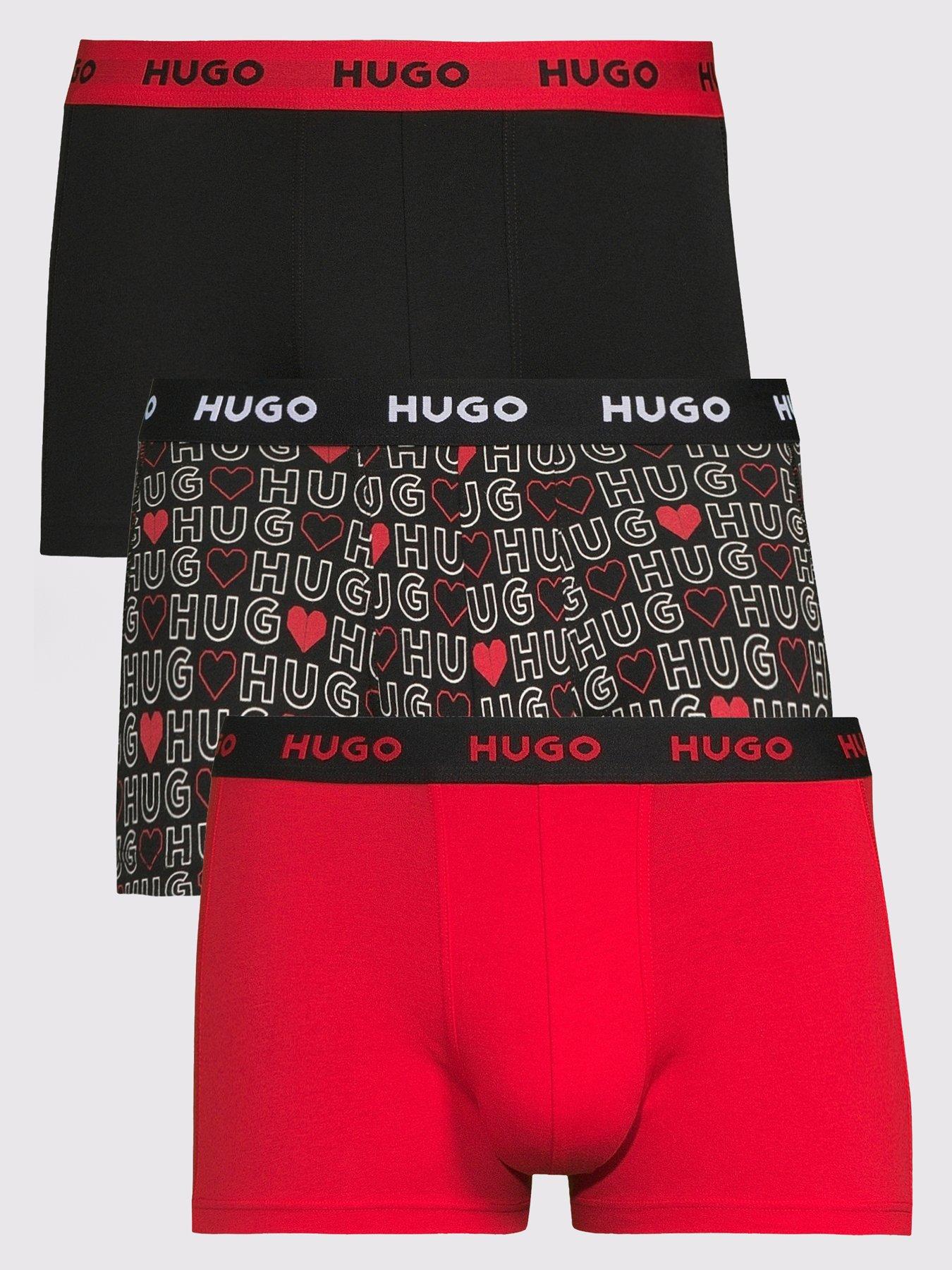 HUGO Triplet Design 3 Pack Trunks - Assorted
