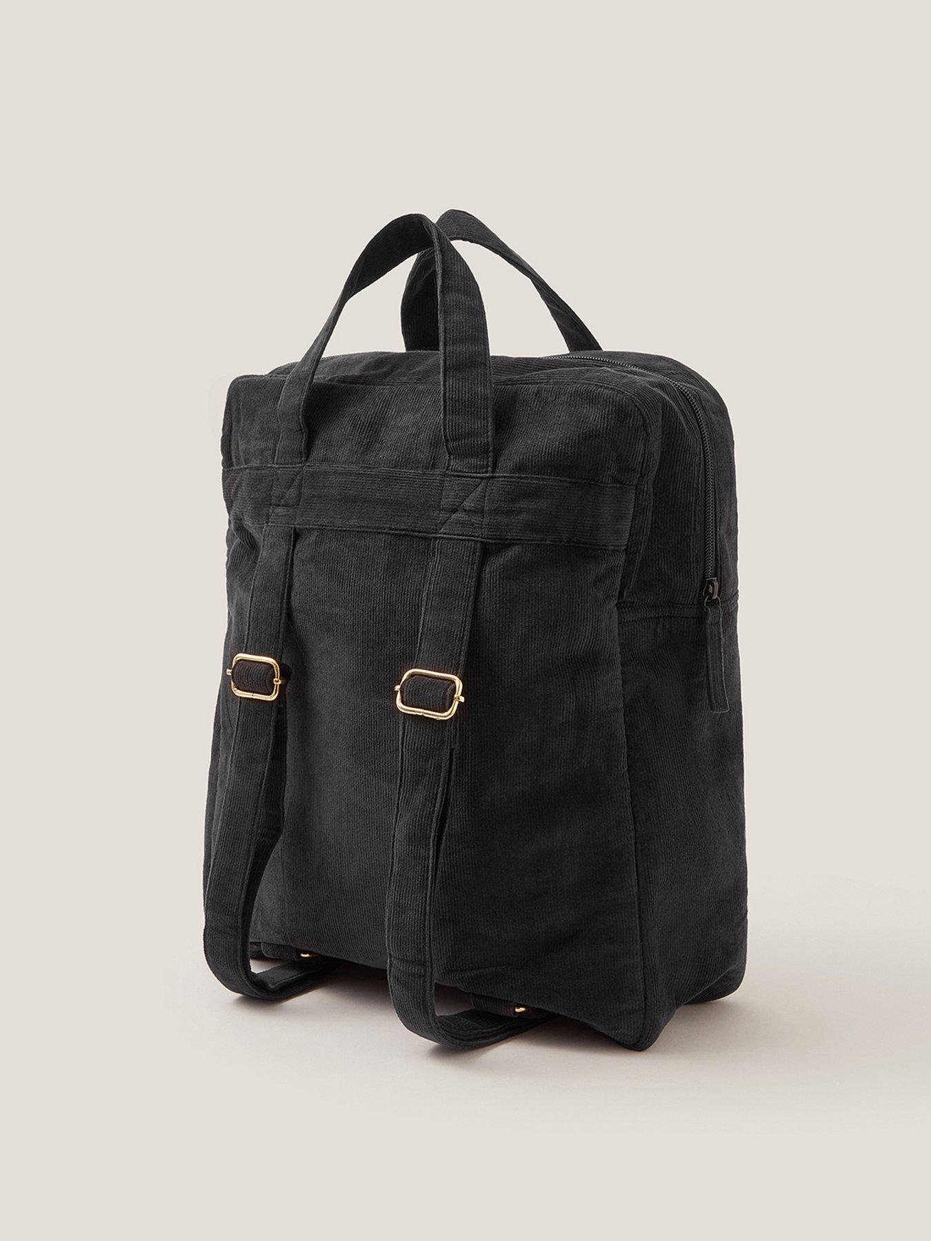 Monsoon Lily Floral Embroidered Backpack Black Very