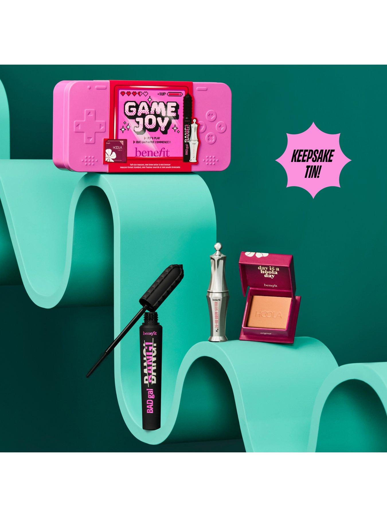 Image 7 of 7 of Benefit GameJoy Mascara, Brow and Bronzer 3-piece Makeup Gift Set Worth &pound;58.50, with Limited Edition Keepsake Tin