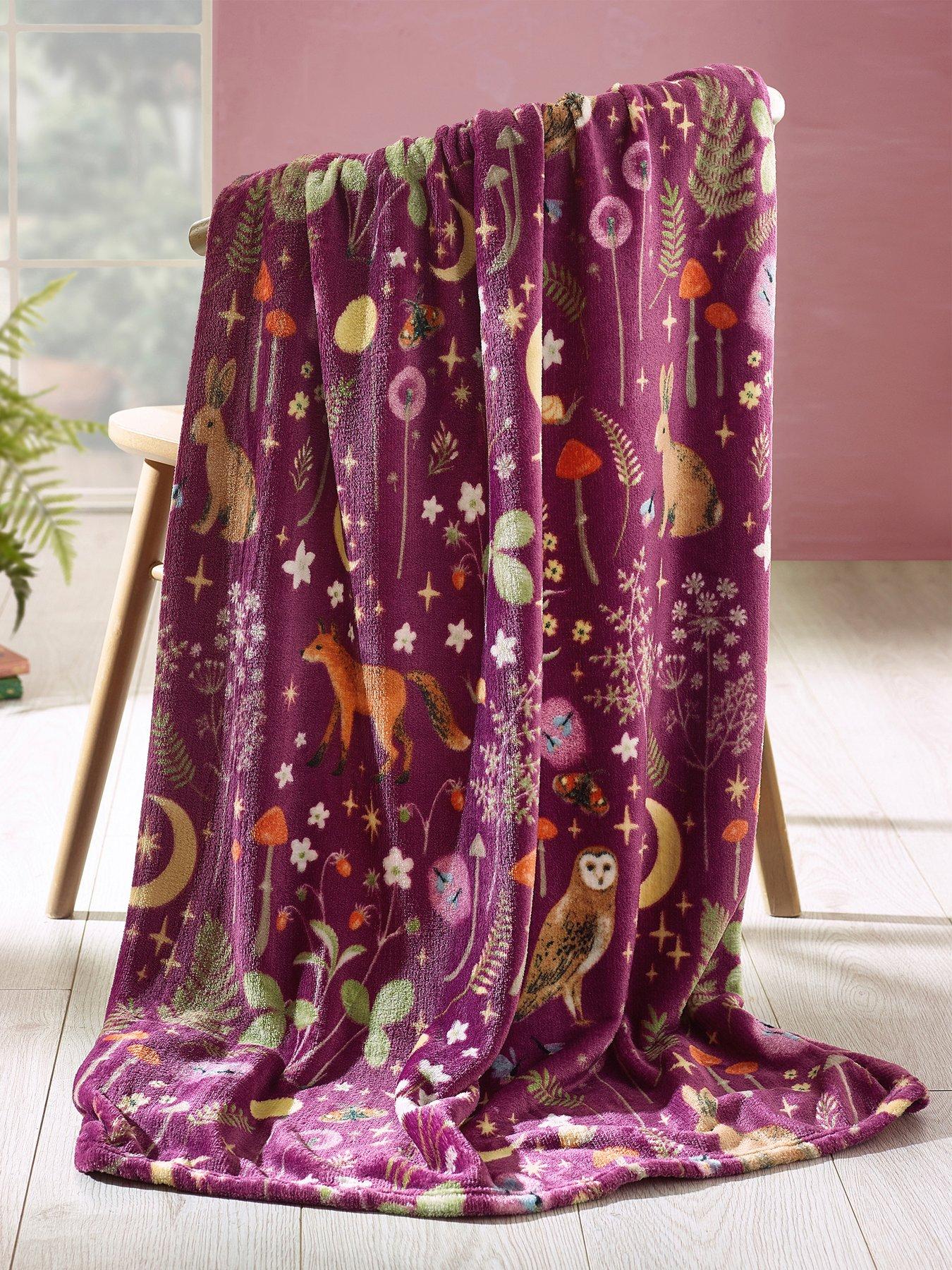 Catherine Lansfield Enchanted Twilight Throw- 130x170cm