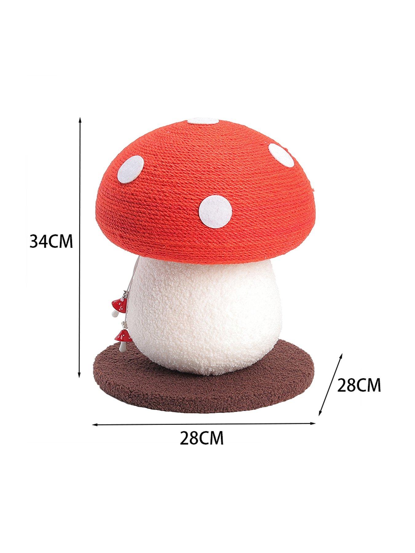 Image 6 of 6 of Living and Home Sisal Mushroom Cat Scratching Post