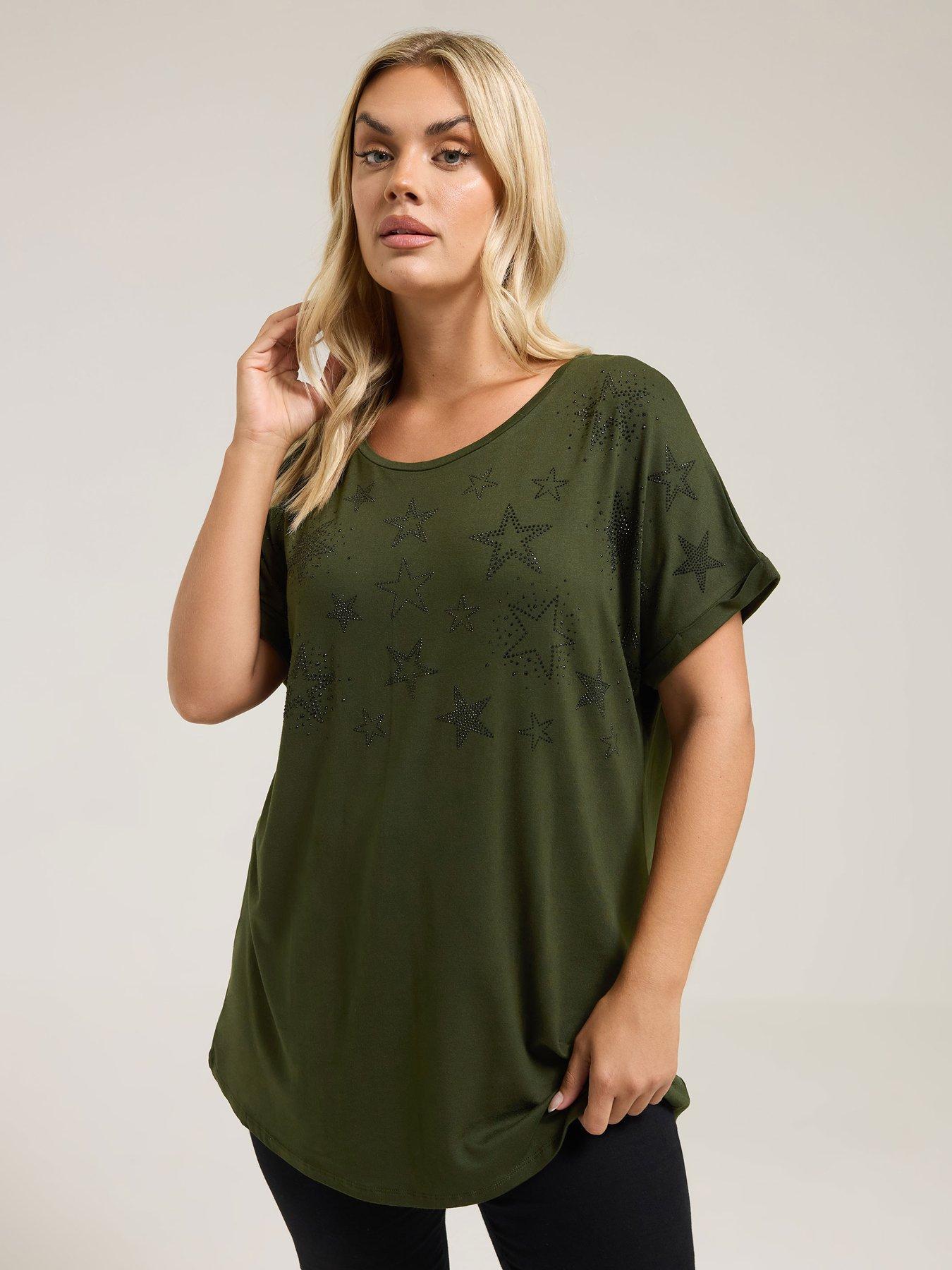 undefined Curve Hot Fix Grown On T-shirt