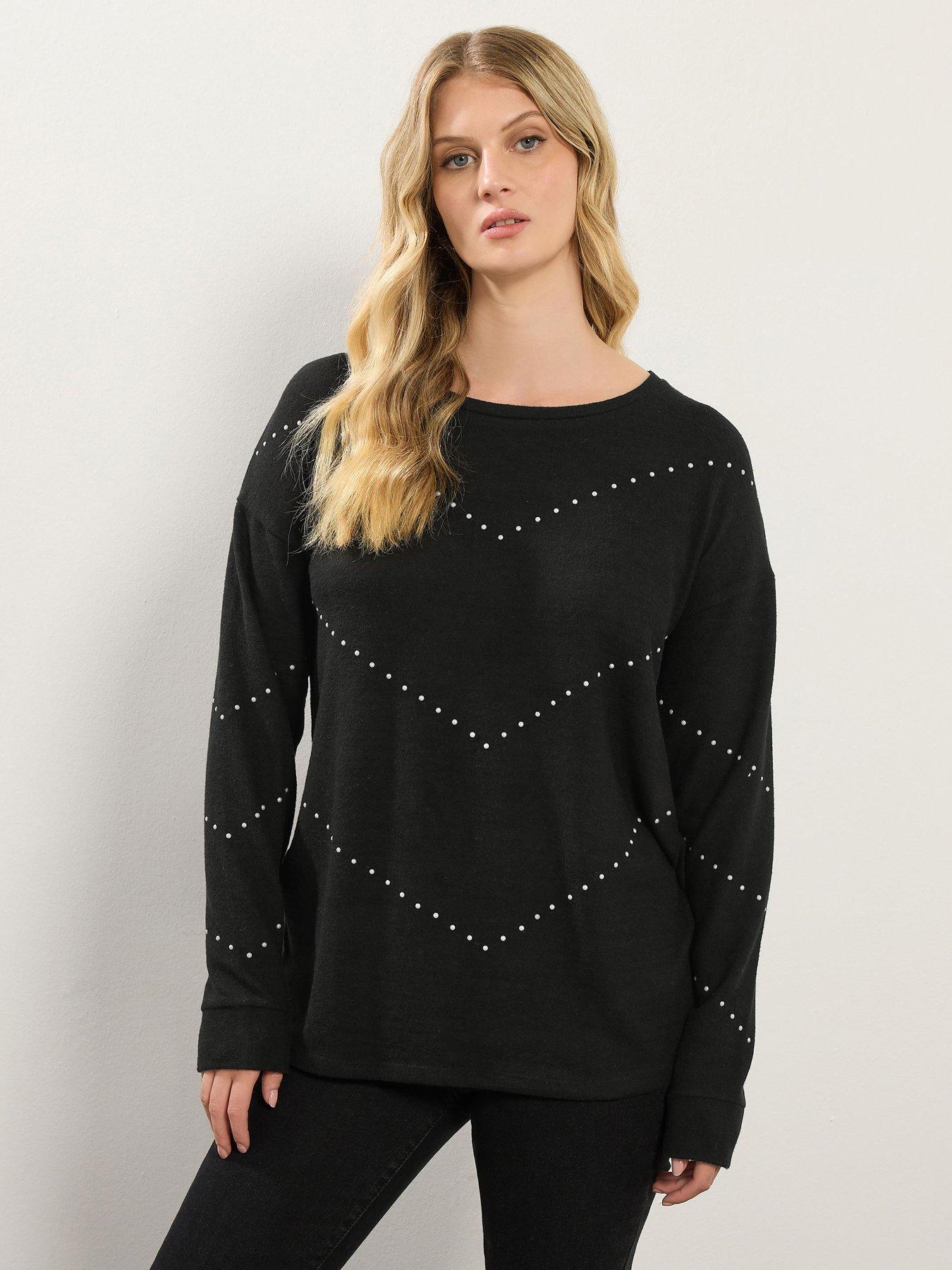 long-tall-sally-stud-jumper-black