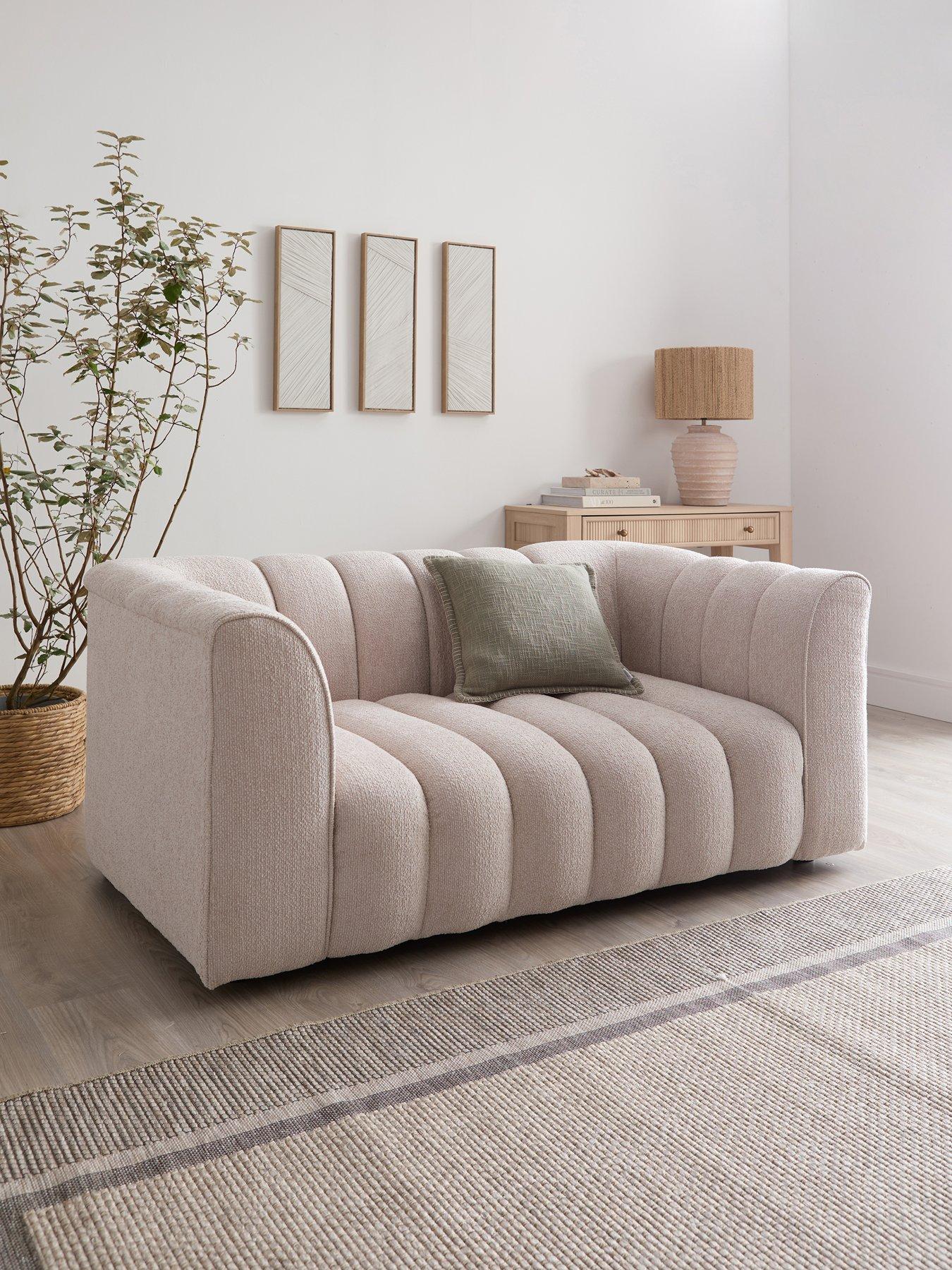 Image 1 of 7 of Michelle Keegan Home Mikah 2 Seater Fabric Sofa