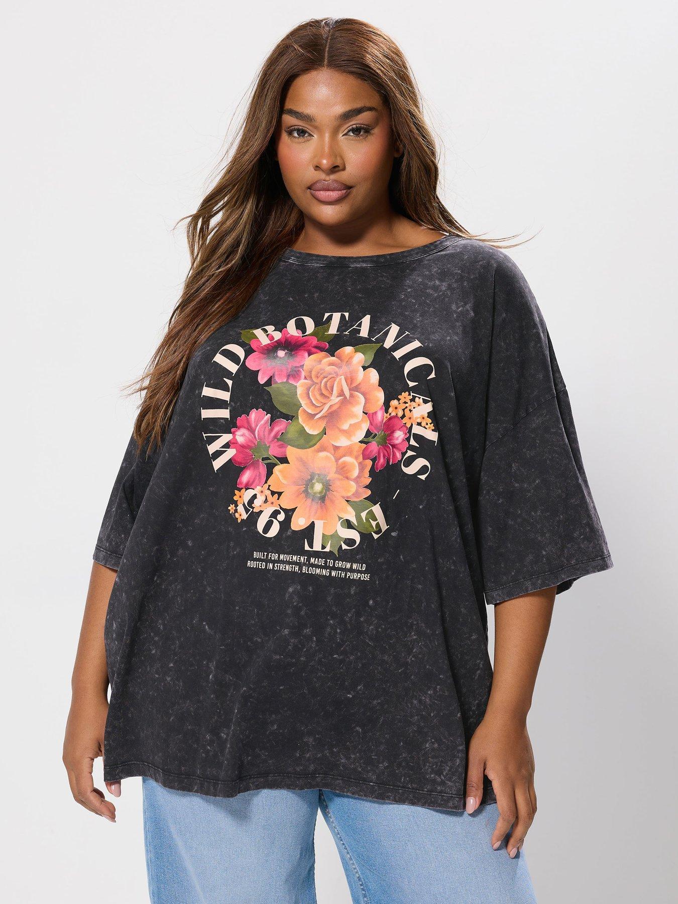 undefined Curve Oversized Boxy T-shirt