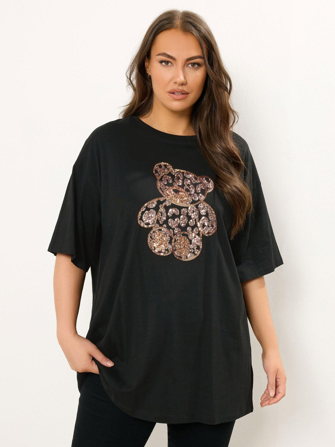 undefined Curve Relaxed T-Shirt - Black