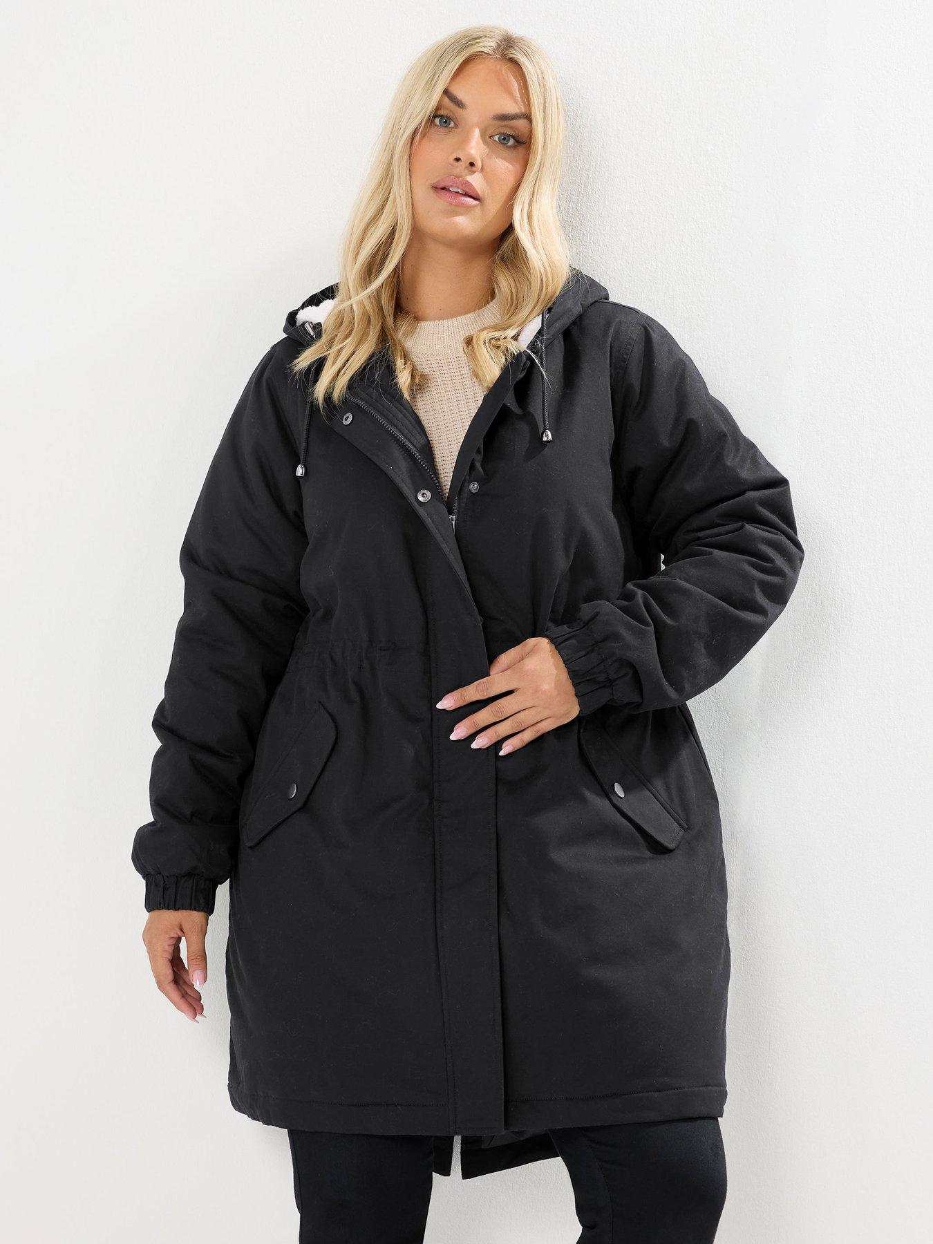 undefined Curve Borg Lined Parka