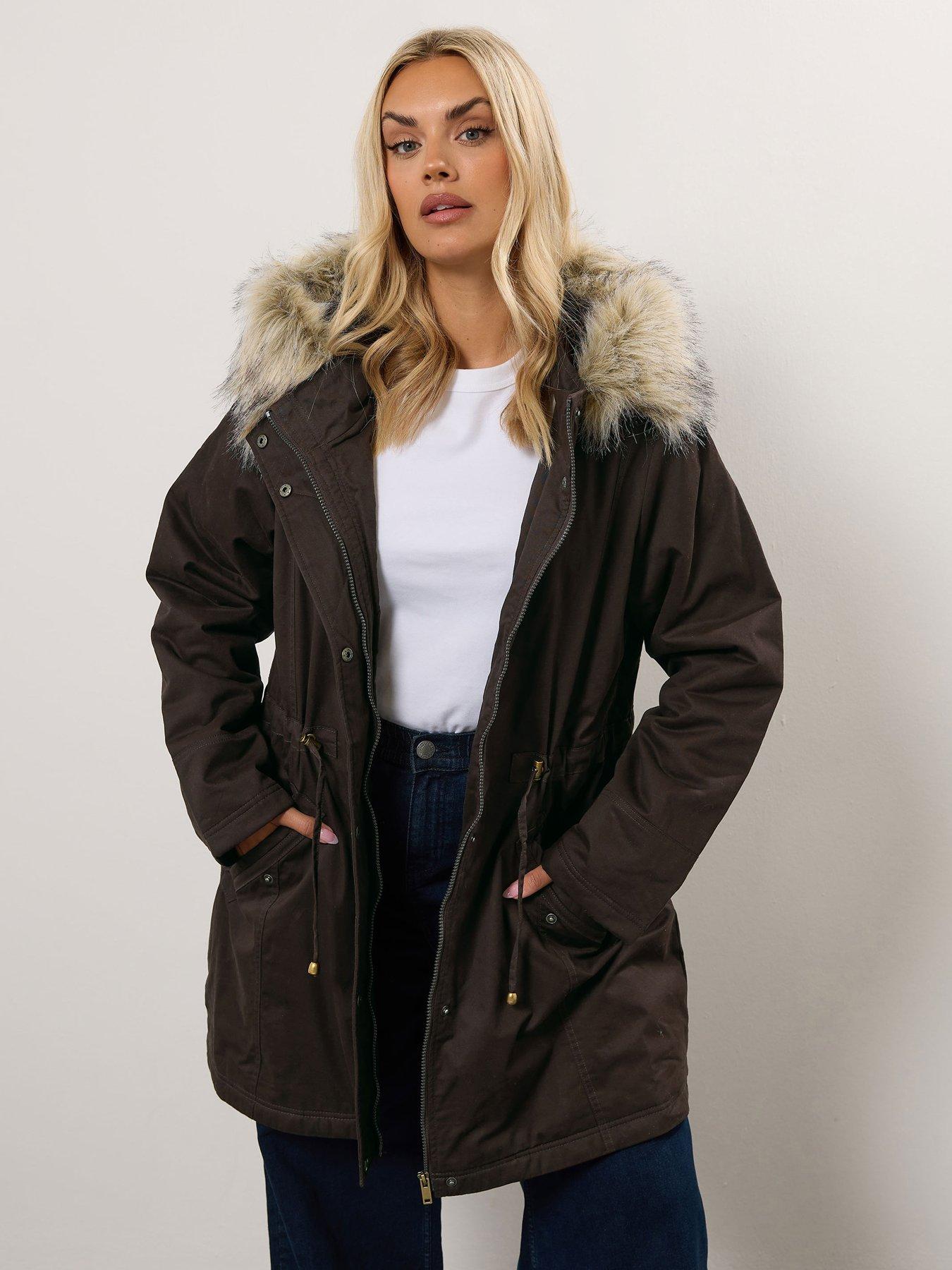 undefined Curve Fur Trim Parka