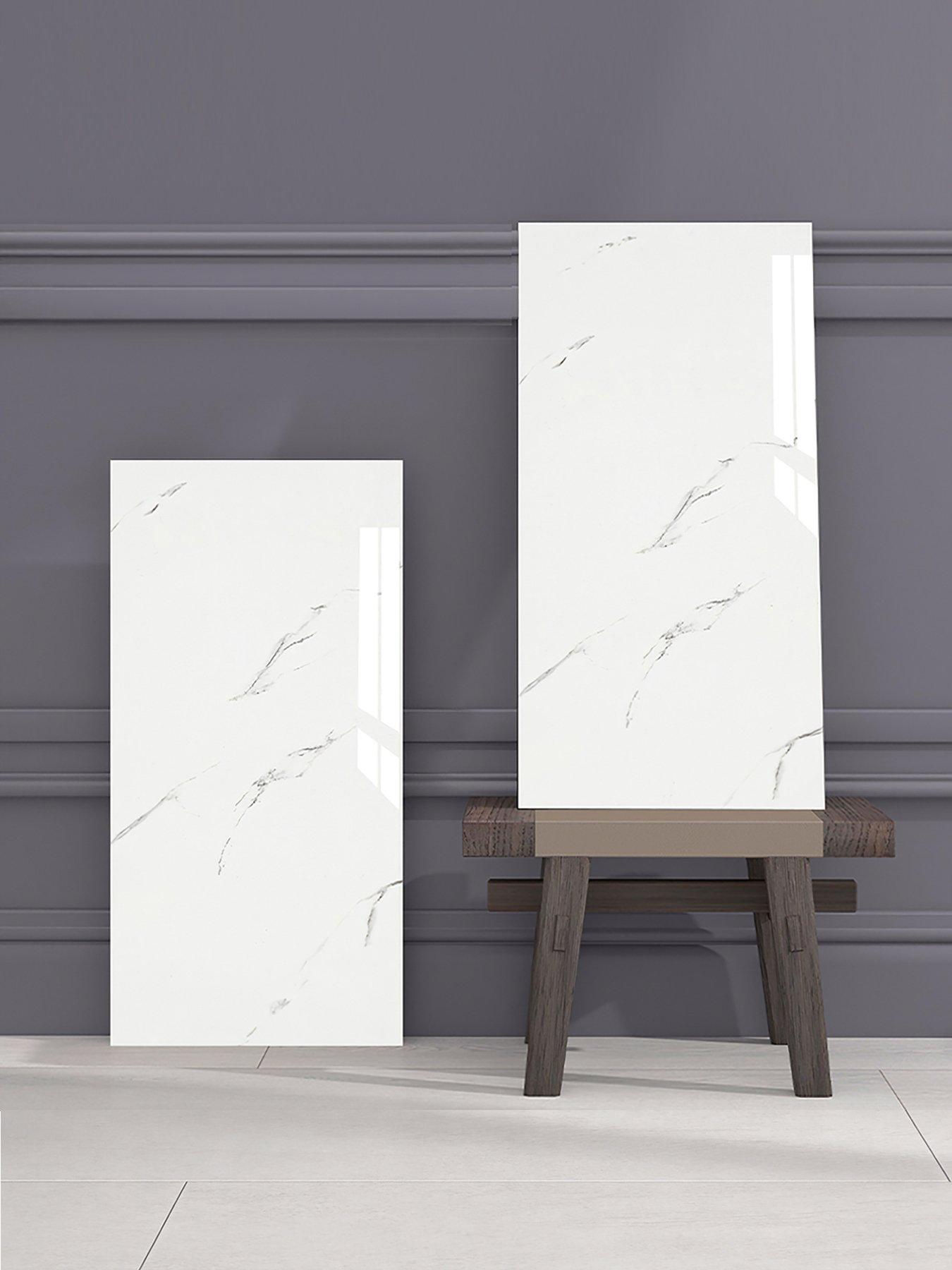 Image 3 of 7 of Living and Home 10 Pcs PVC Peel and Stick Wall Tile Waterproof 2mm T