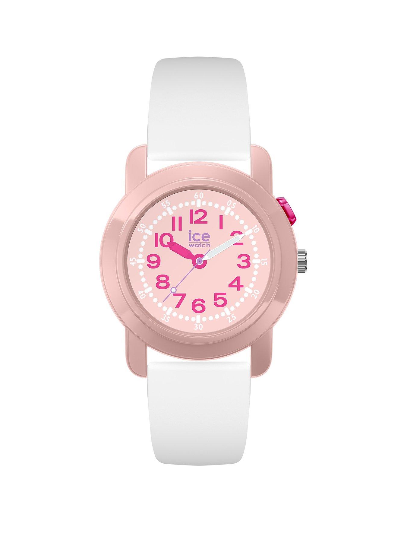 Ice-Watch ICE Kids with find my technology - White - Pink - Small - 3H