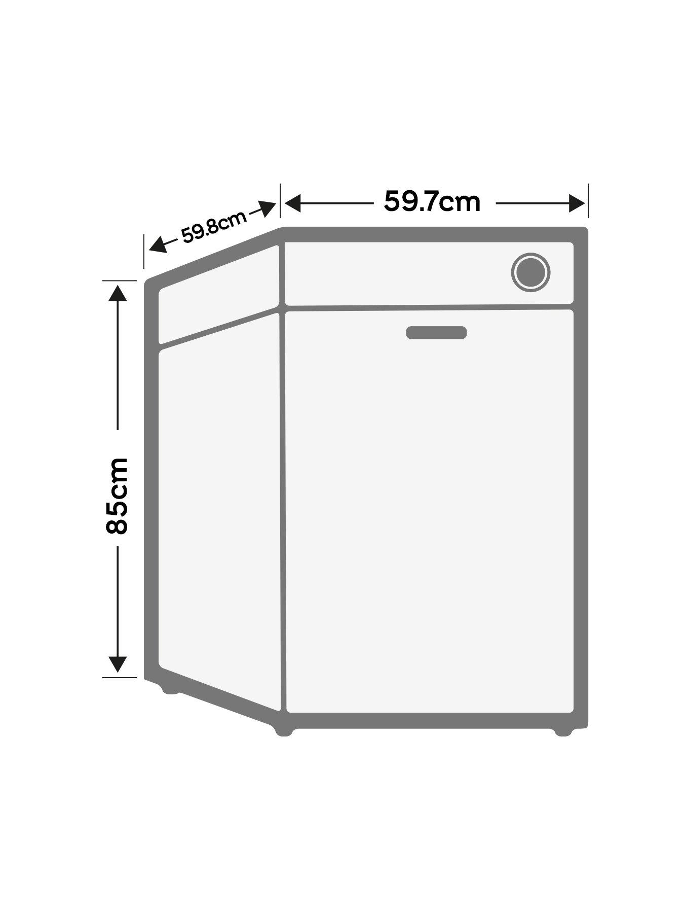 Image 7 of 7 of Hoover HI 4A4S3PSA-80 - Full Size Dishwasher, 14 Place Settings, A Rated - H-Dish 700