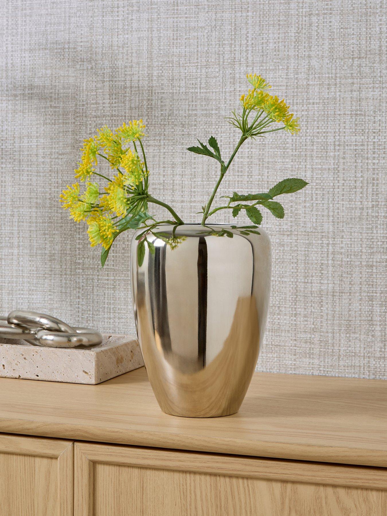 The Very Collection Nickel Vase 20cm