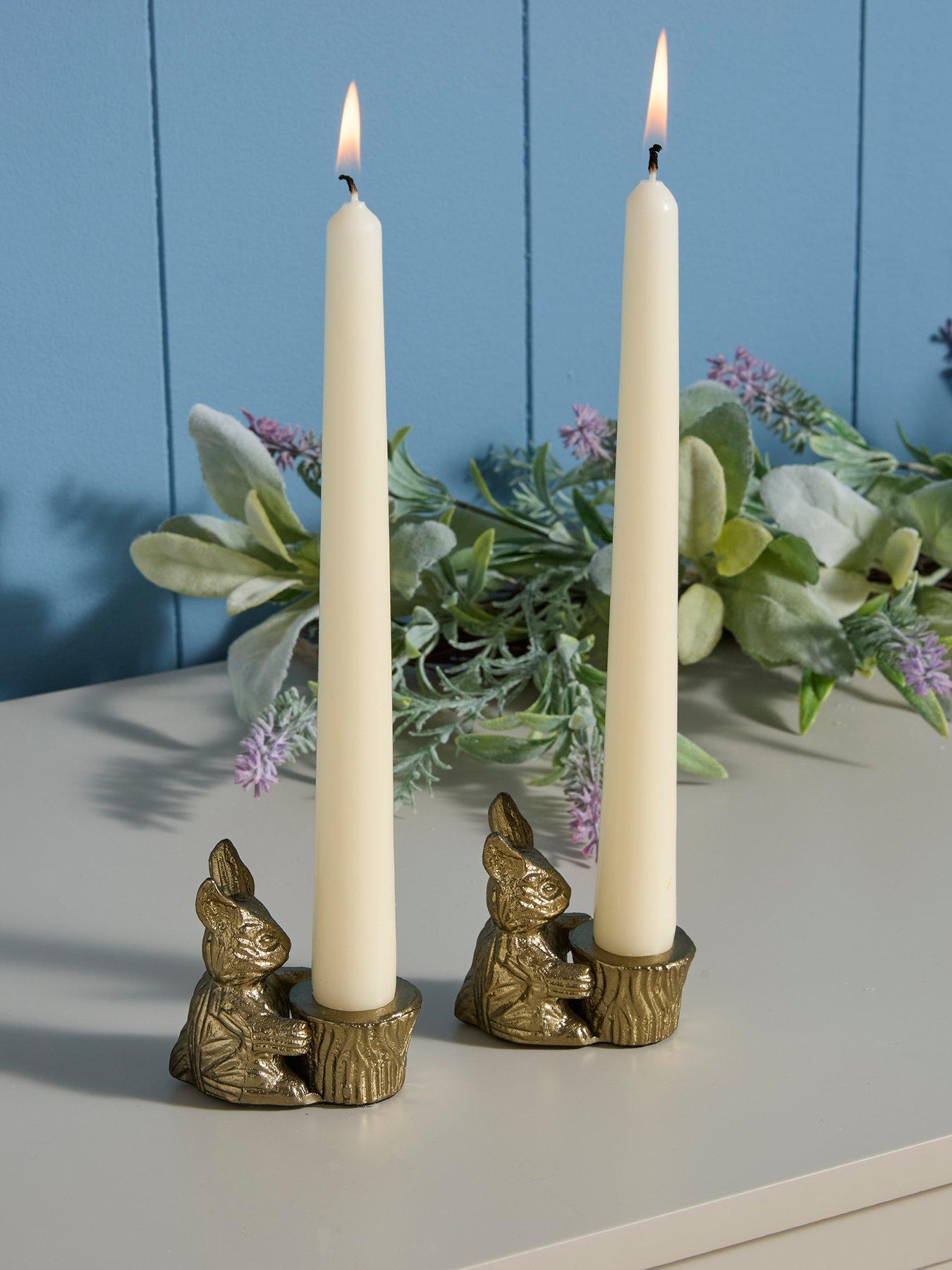 The Very Collection Set Of 2 Bunny Candle Holders