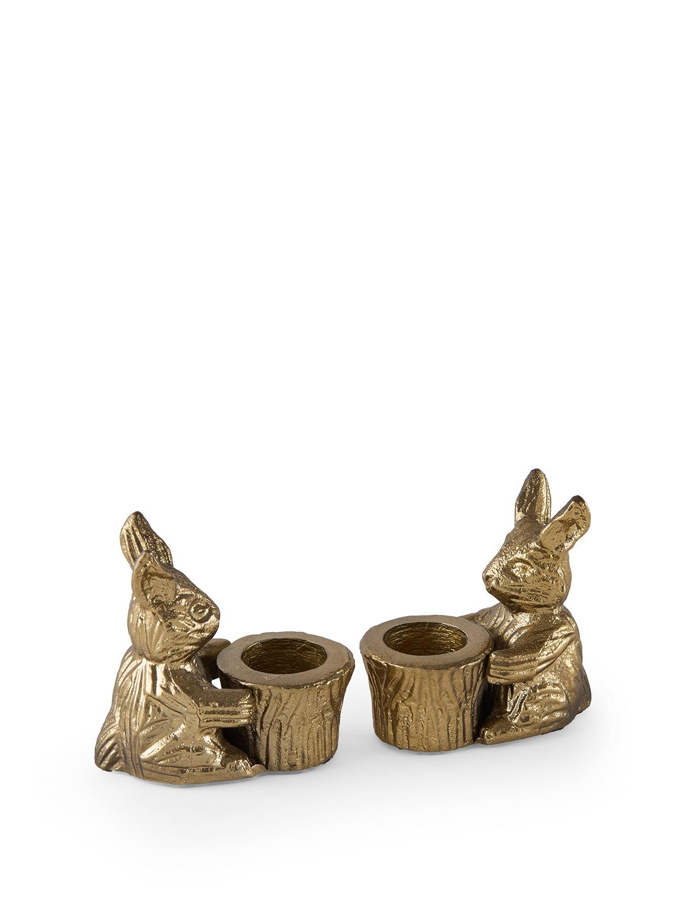 Image 2 of 6 of The Very Collection Set Of 2 Bunny Candle Holders