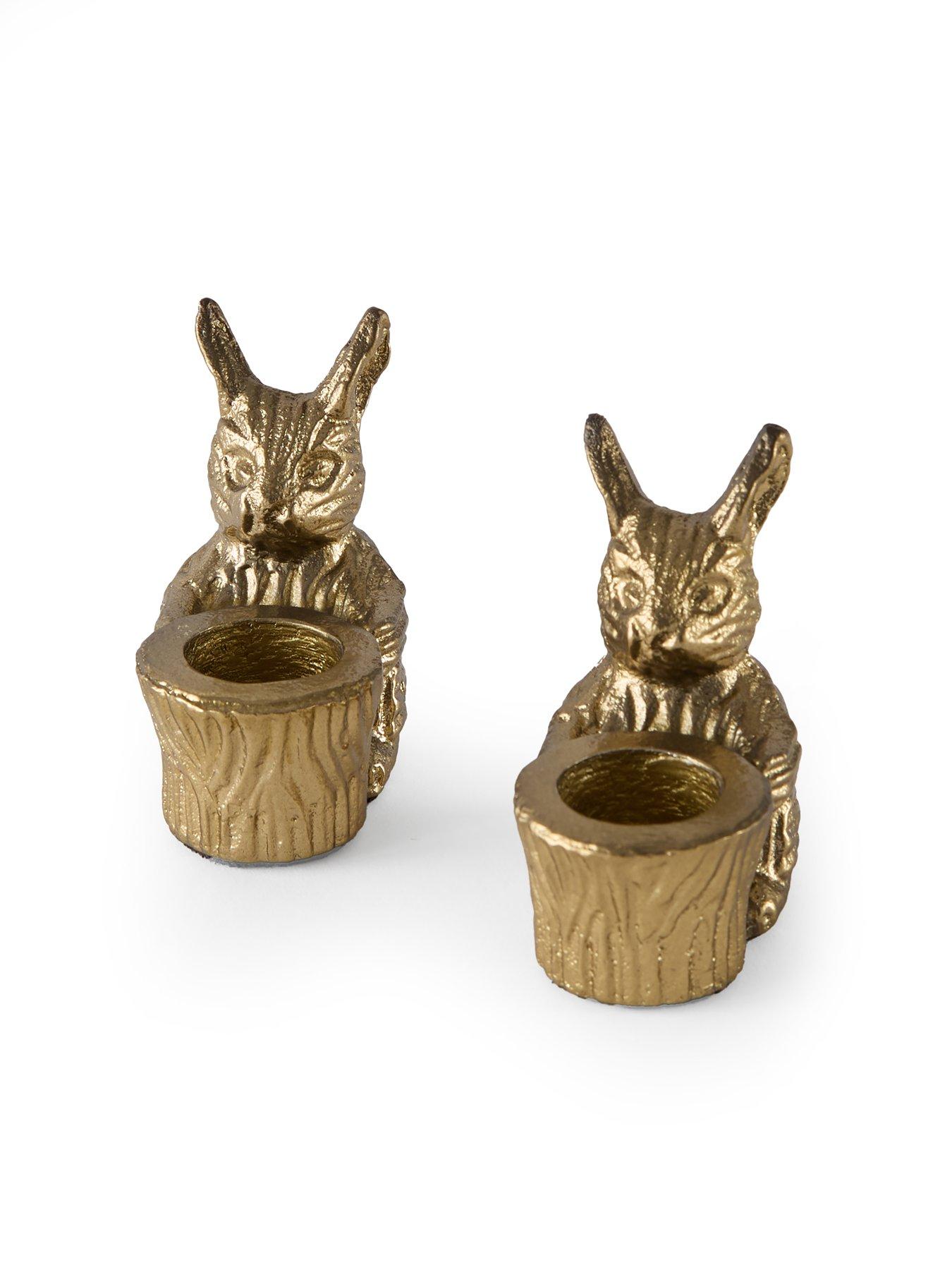Image 3 of 6 of The Very Collection Set Of 2 Bunny Candle Holders