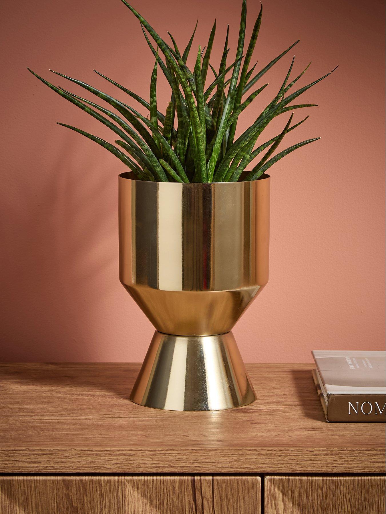 Image 1 of 6 of The Very Collection Gold Planter