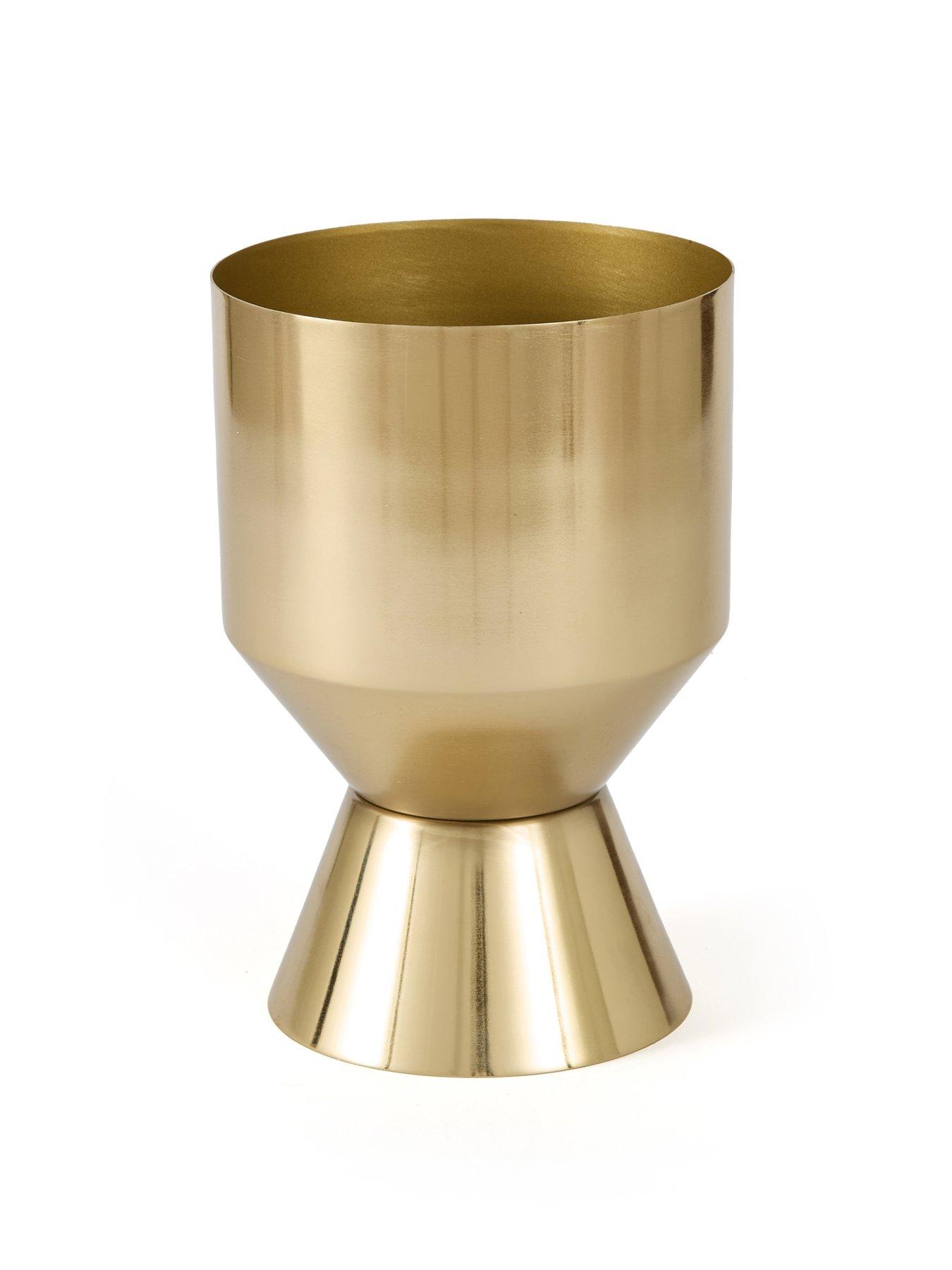 Image 3 of 6 of The Very Collection Gold Planter