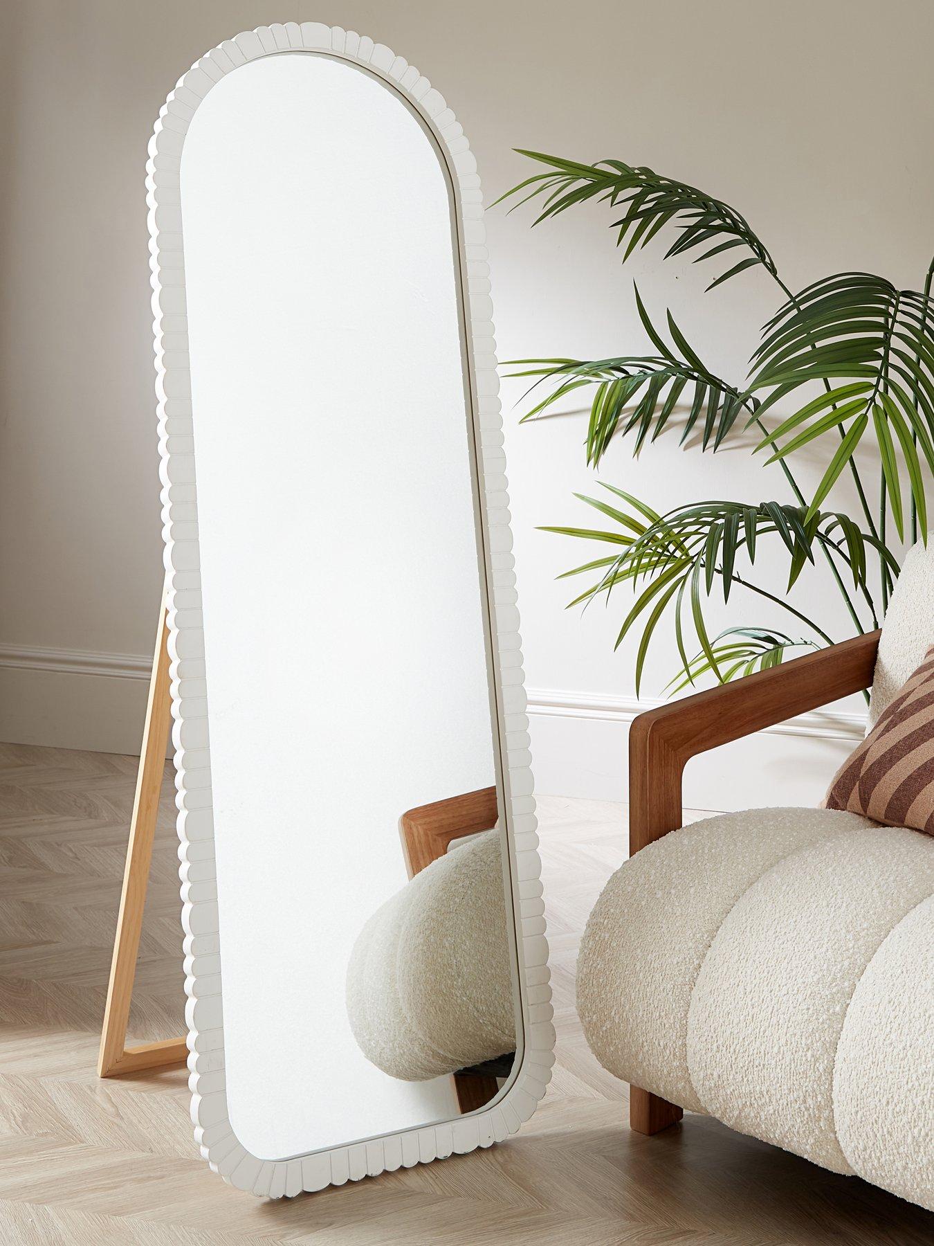 The Very Collection Pebble Effect Standing Mirror 50x150cm