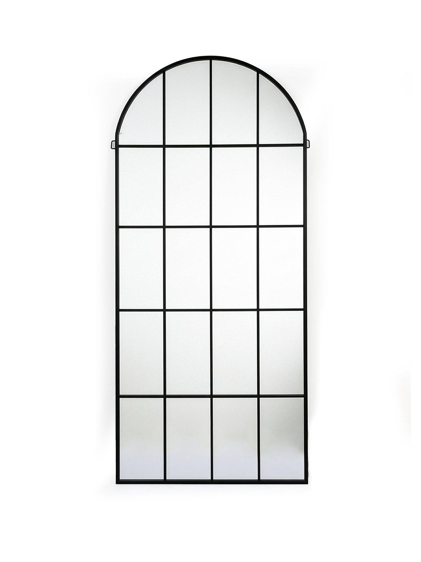Image 2 of 5 of The Very Collection Standing Window Pane Mirror 80x180cm