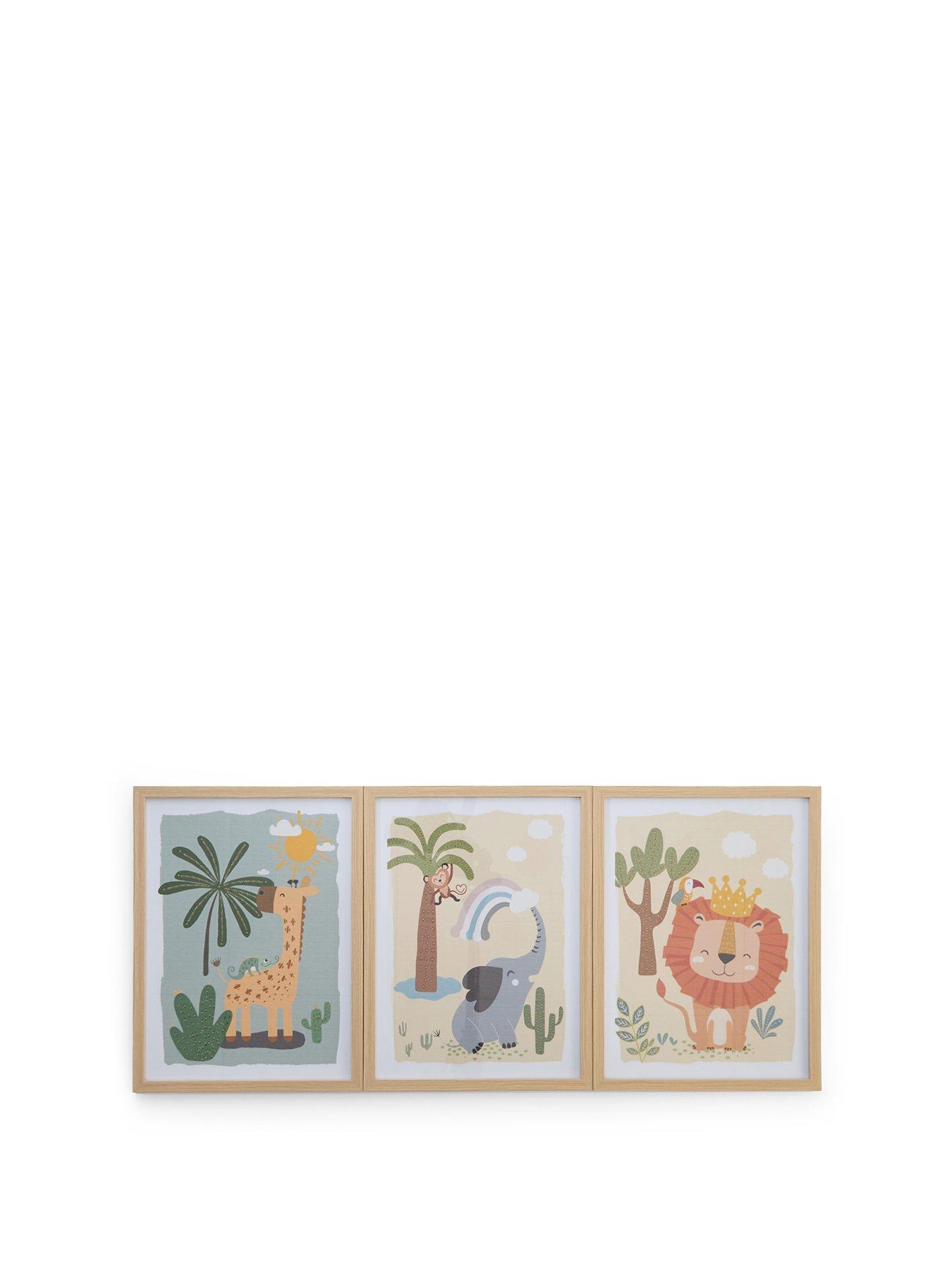 Image 2 of 6 of The Very Collection Set of 3 Kids Animal Wall Art