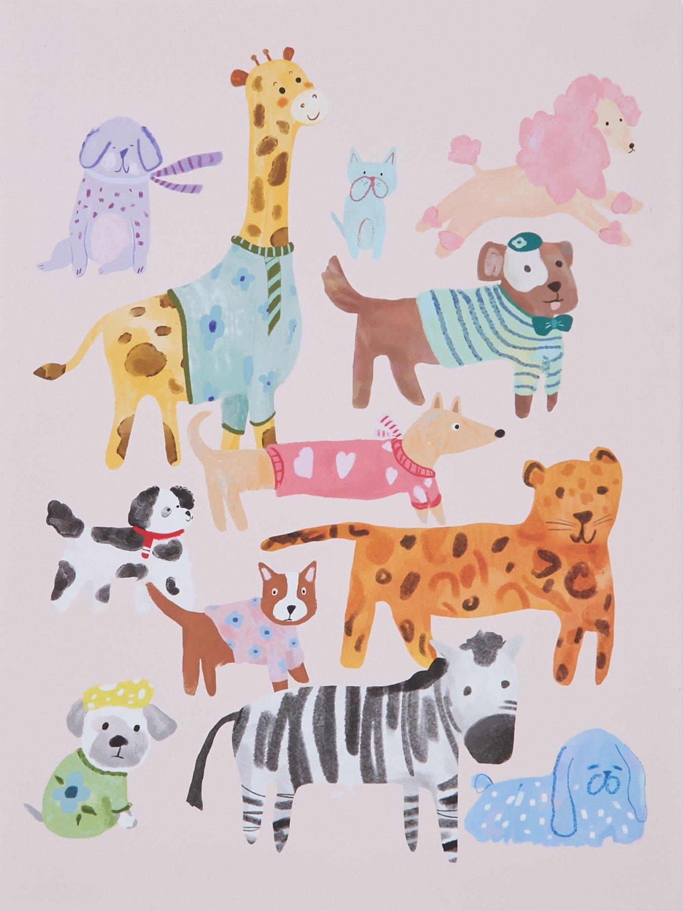 Image 3 of 5 of The Very Collection Kids Animal Wall Art