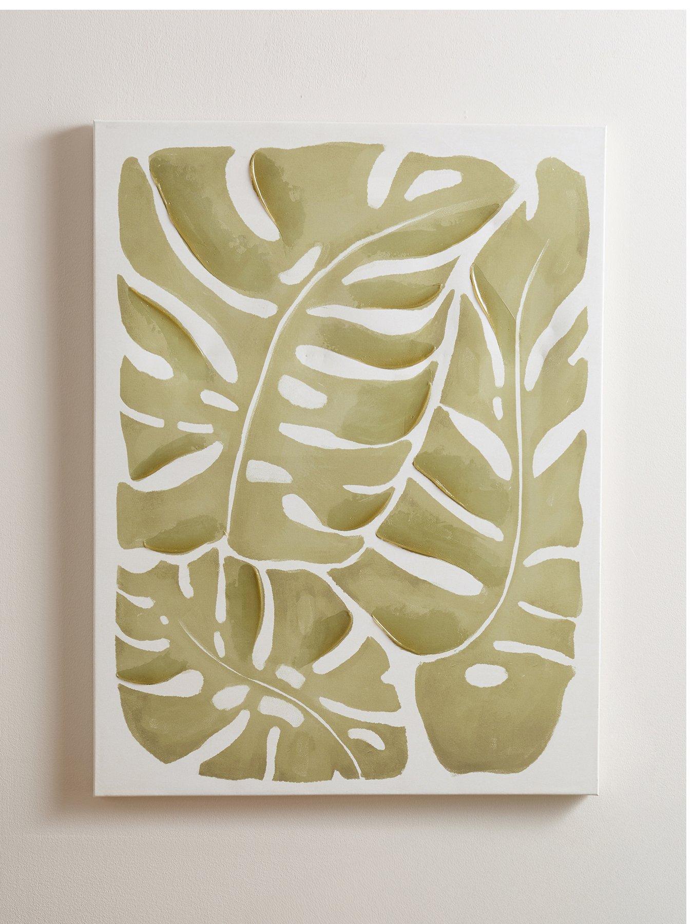 Image 2 of 2 of The Very Collection Leaf Printed Canvas - FSC&reg; Certified