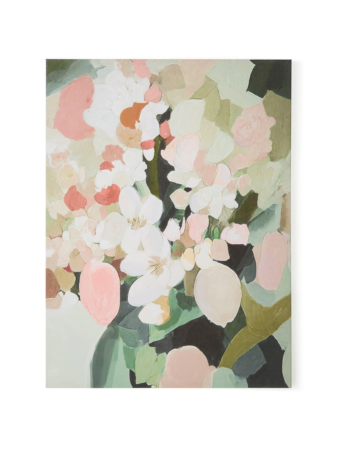 Image 2 of 5 of The Very Collection Spring Garden Abstract Flower Canvas