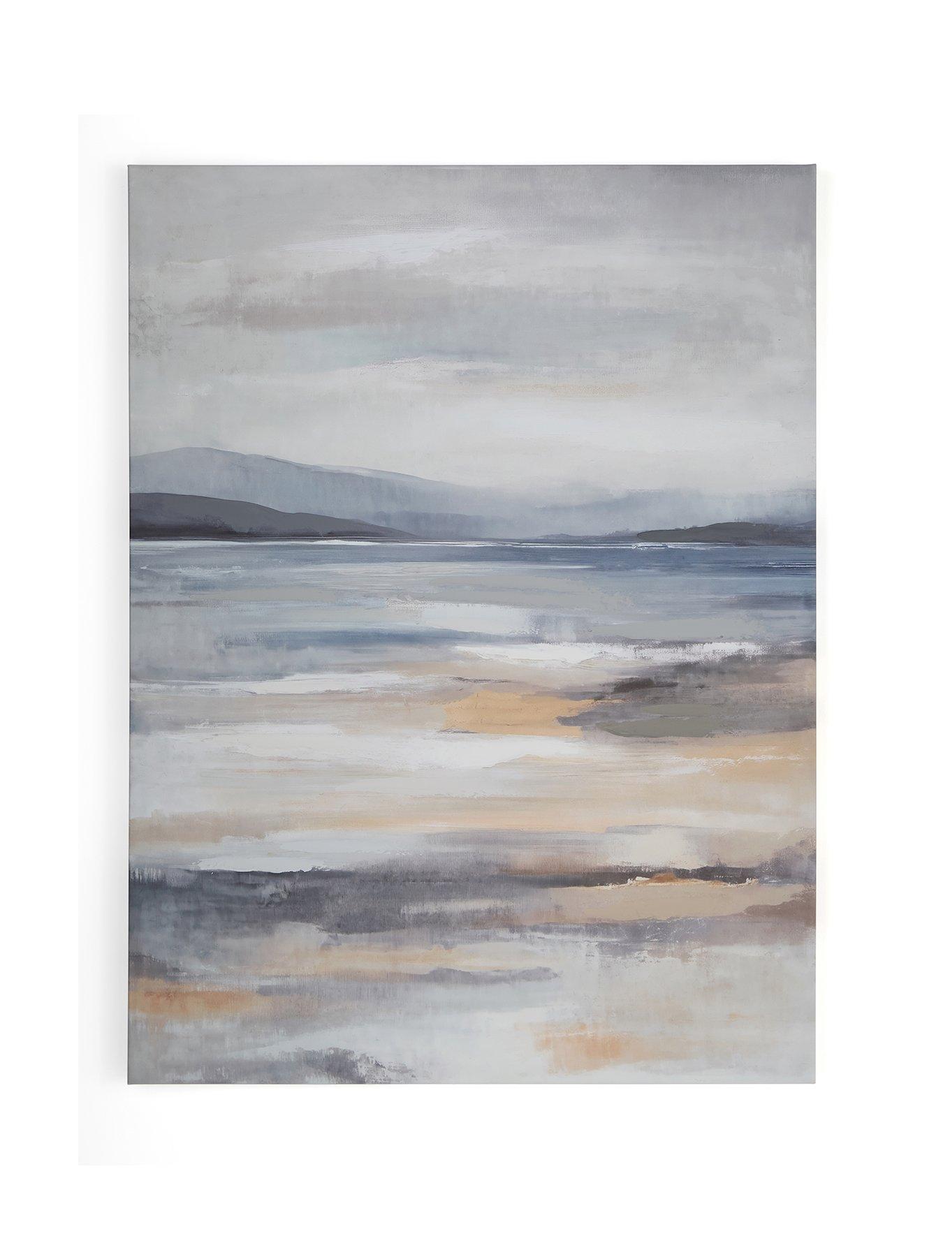 Image 2 of 5 of The Very Collection Abstract Coastal Canvas