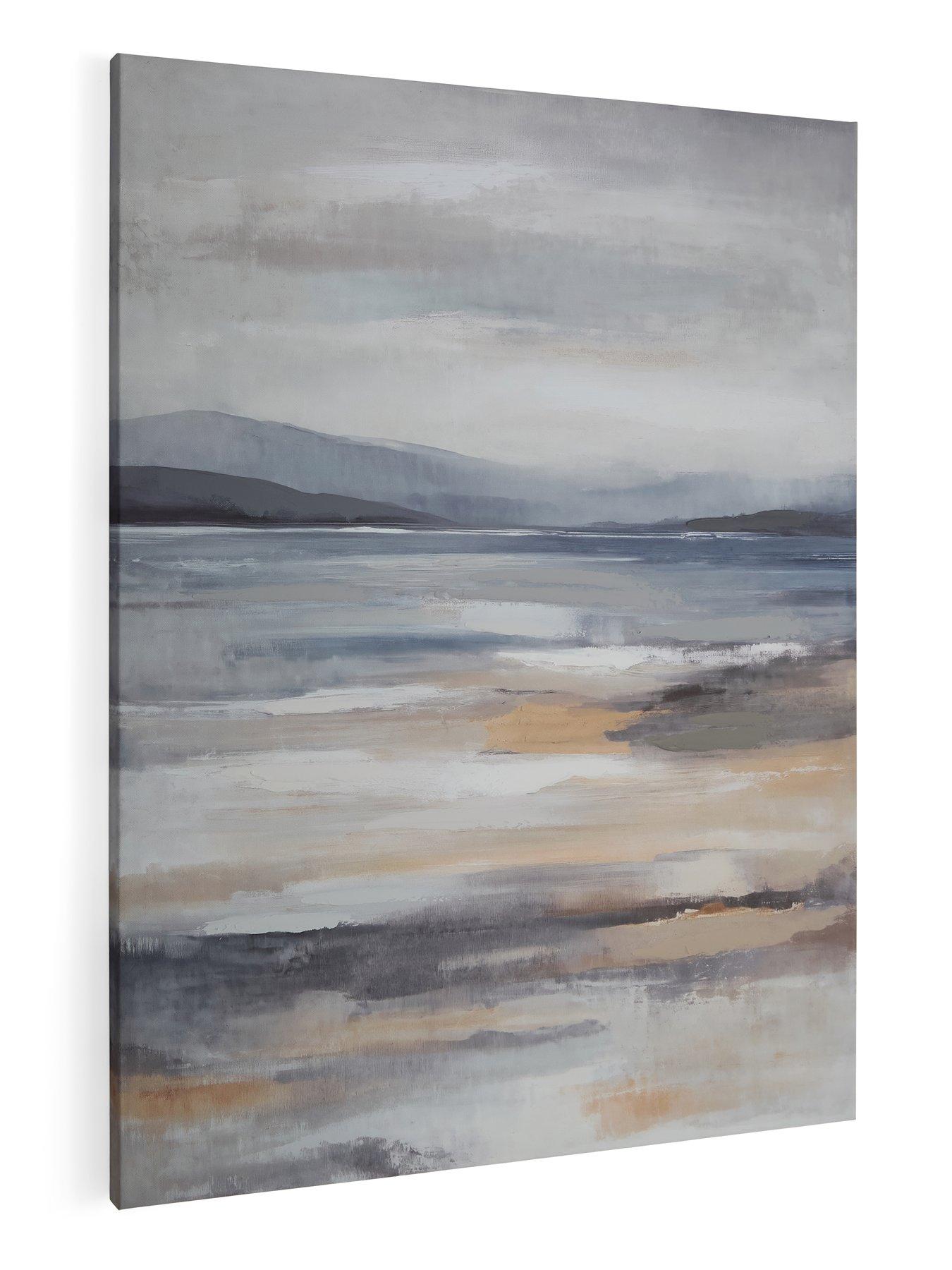 Image 3 of 5 of The Very Collection Abstract Coastal Canvas