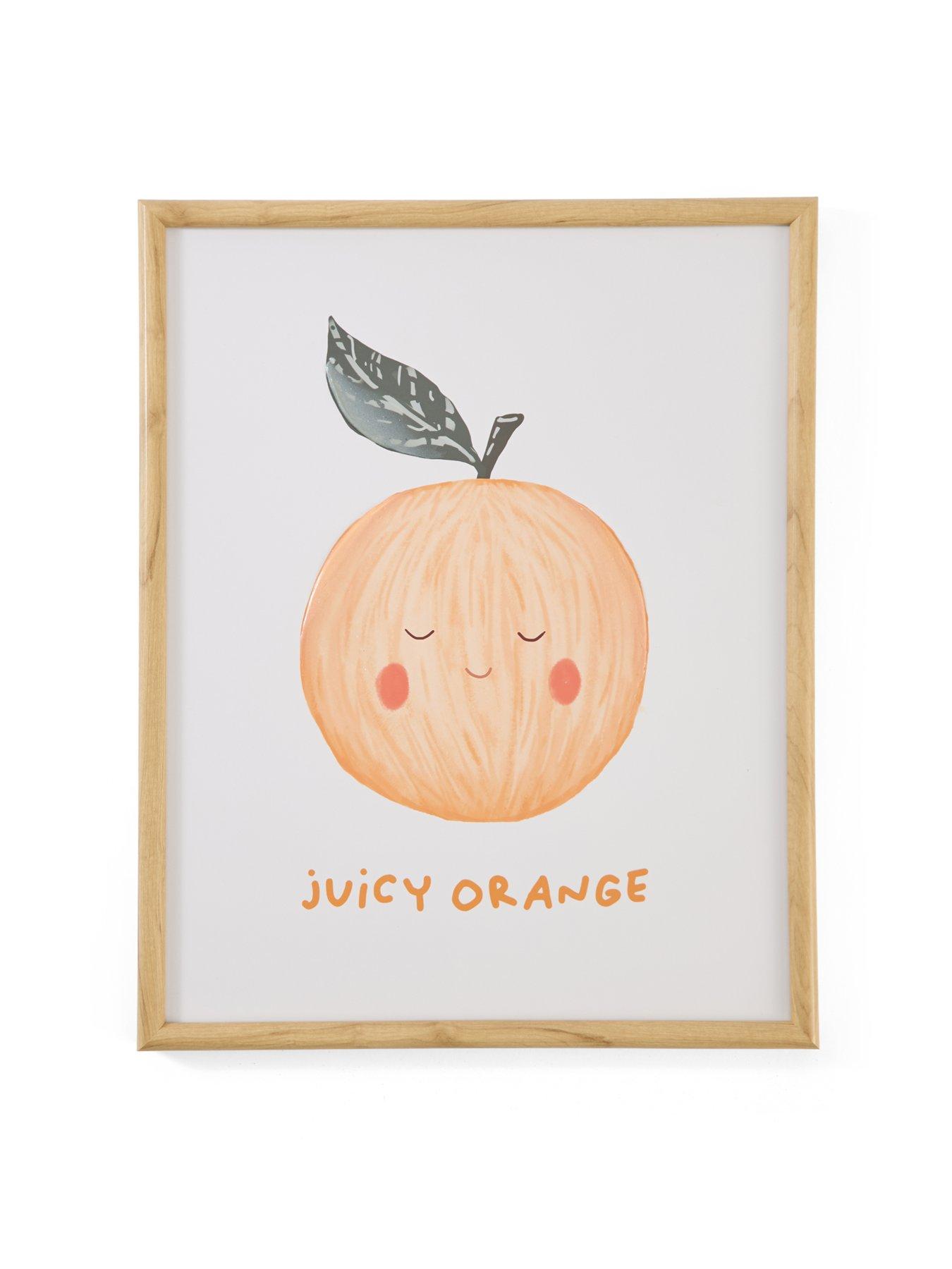 Image 4 of 5 of The Very Collection Set of 3 Kids Fruit Slogan Wall Art