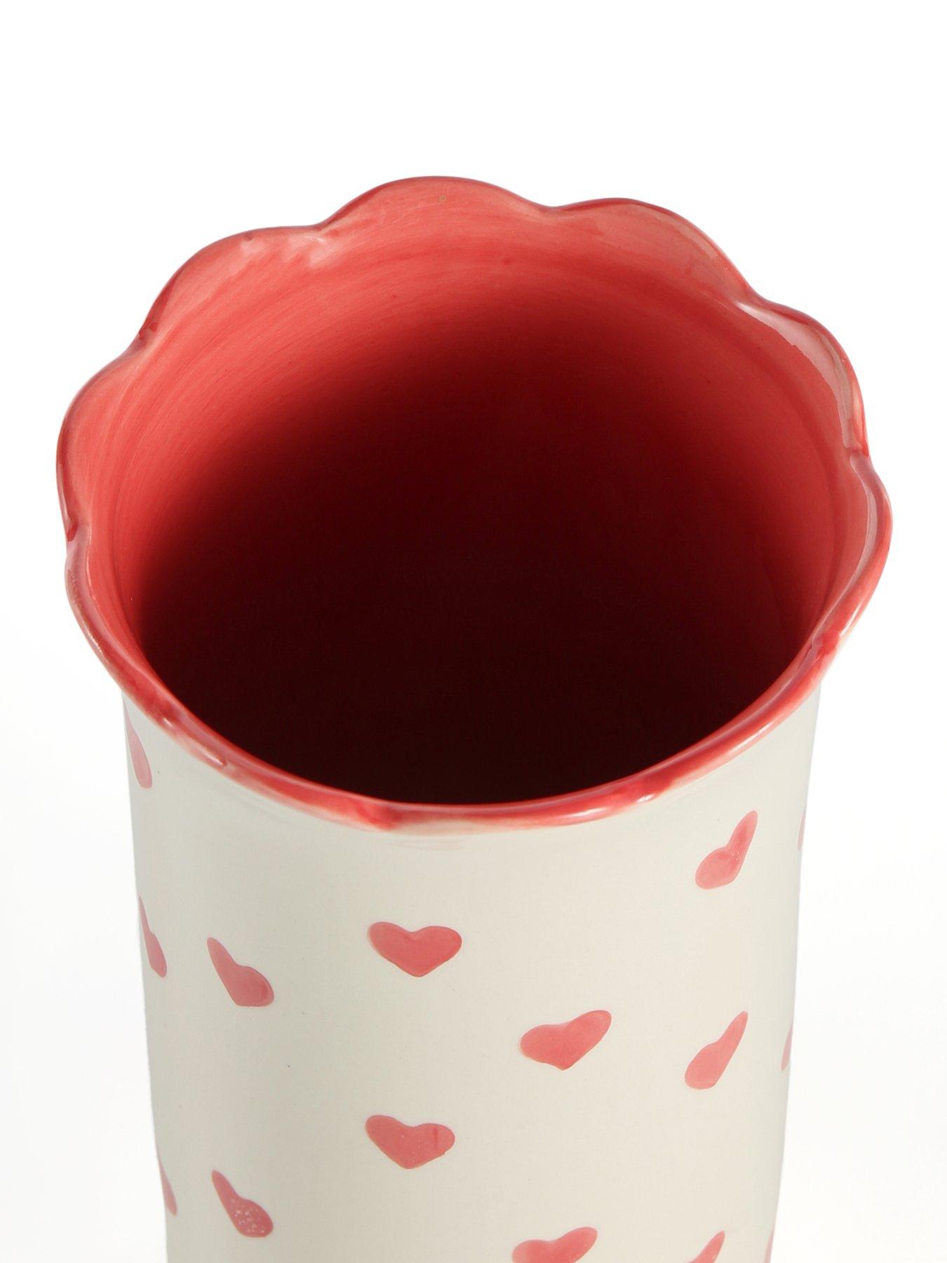 Image 5 of 6 of The Very Collection Scallop Edge Ceramic Vase