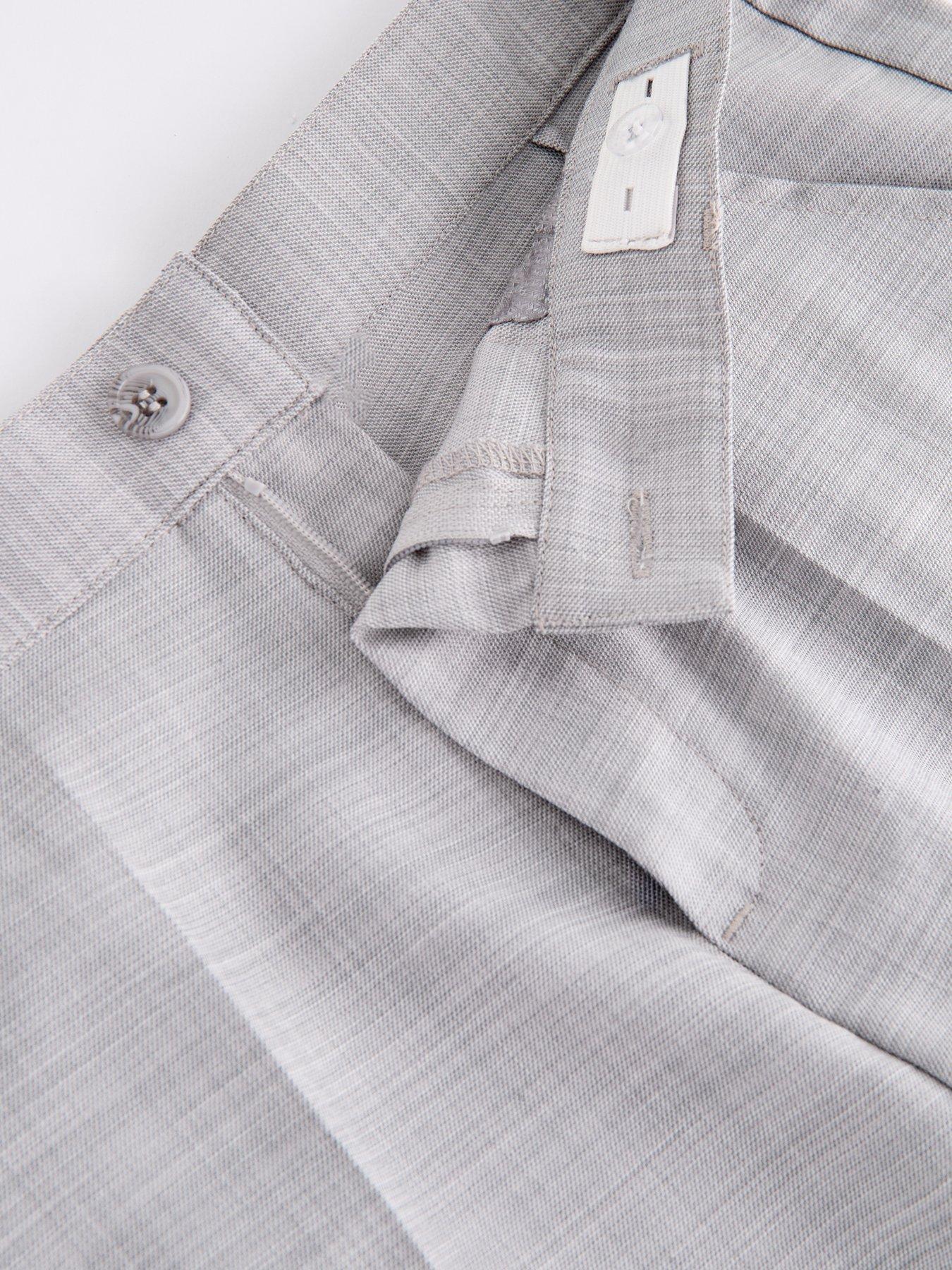 Image 5 of 5 of The Very Collection Boys 4-Piece Waistcoat, Shirt Shorts And Bow Set - Grey