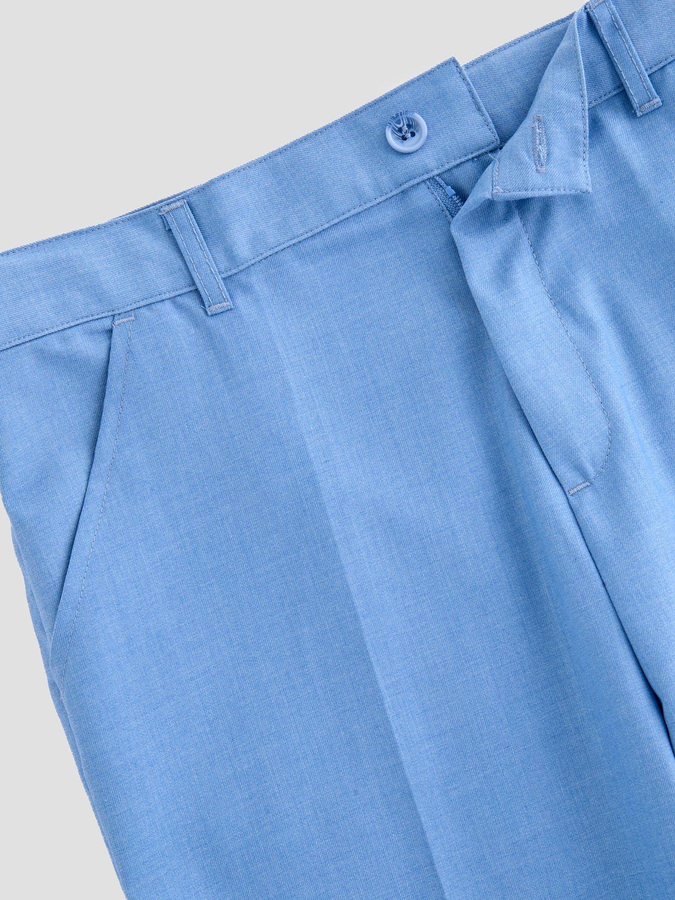 Image 5 of 6 of The Very Collection Boys 4-Piece Waistcoat, Shirt Shorts and Bow Set - Blue