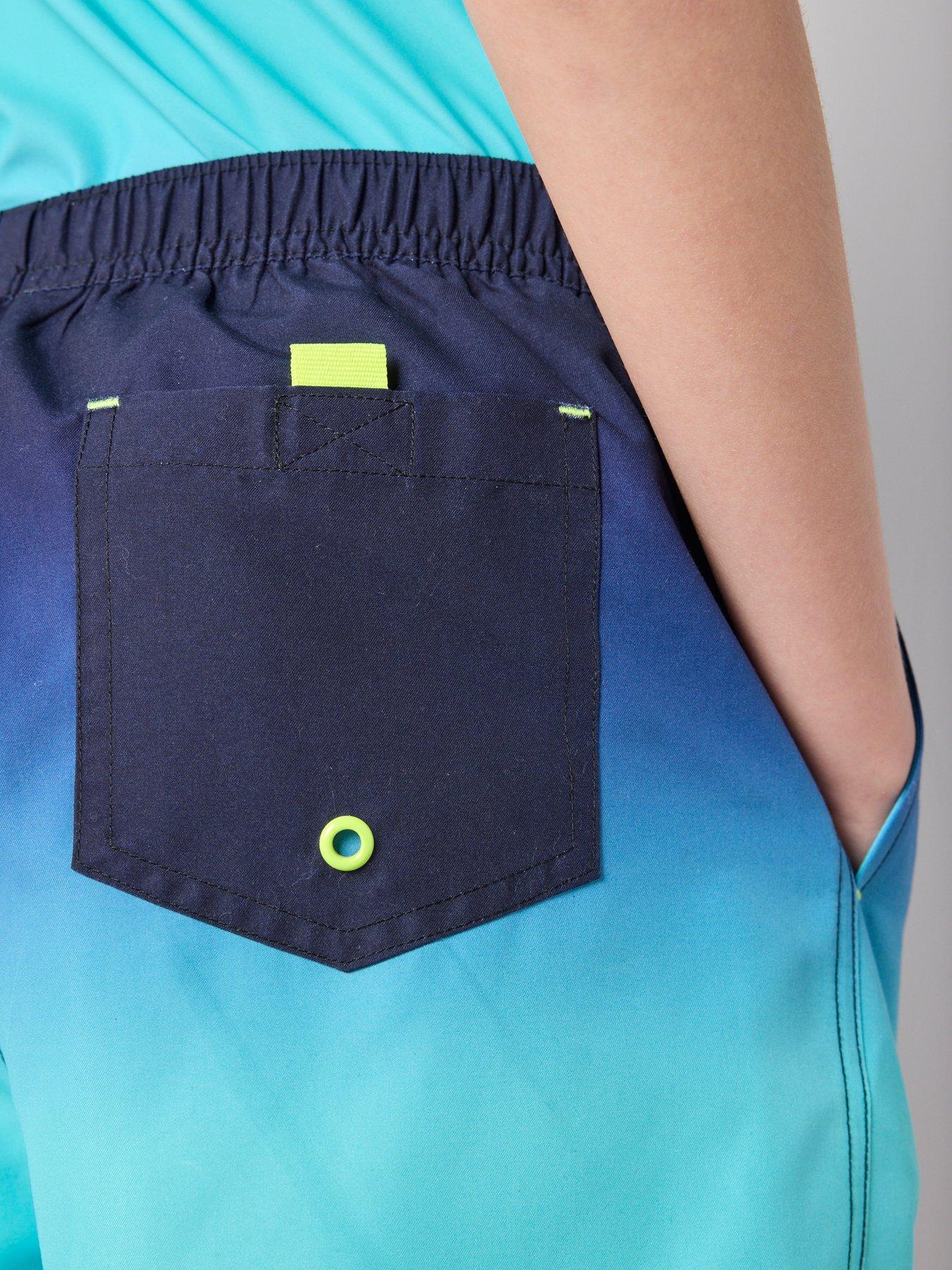 Image 4 of 6 of The Very Collection Boys Ombre Swim Shorts - Multi