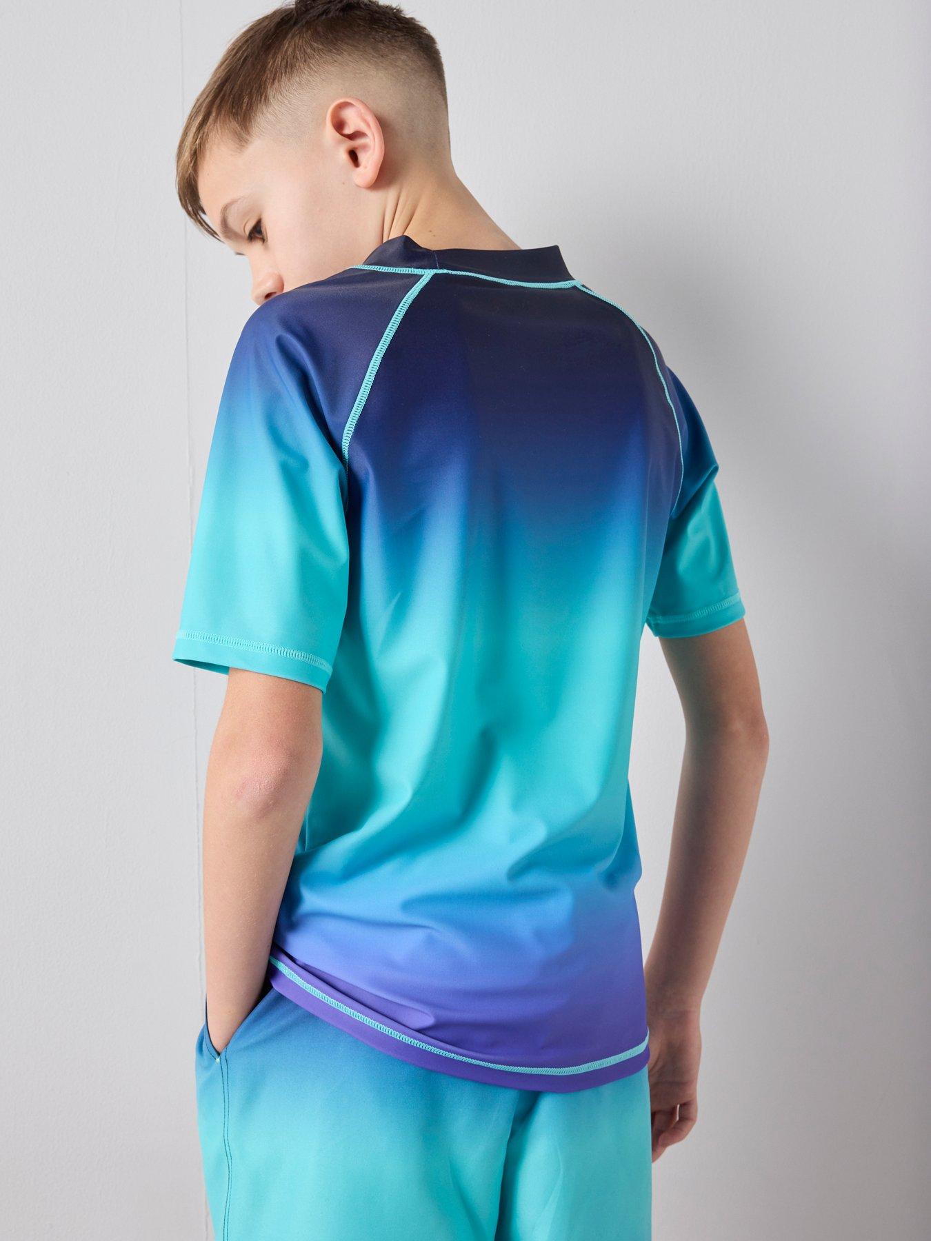 Image 2 of 6 of The Very Collection Boys Ombre Swim Top - Multi