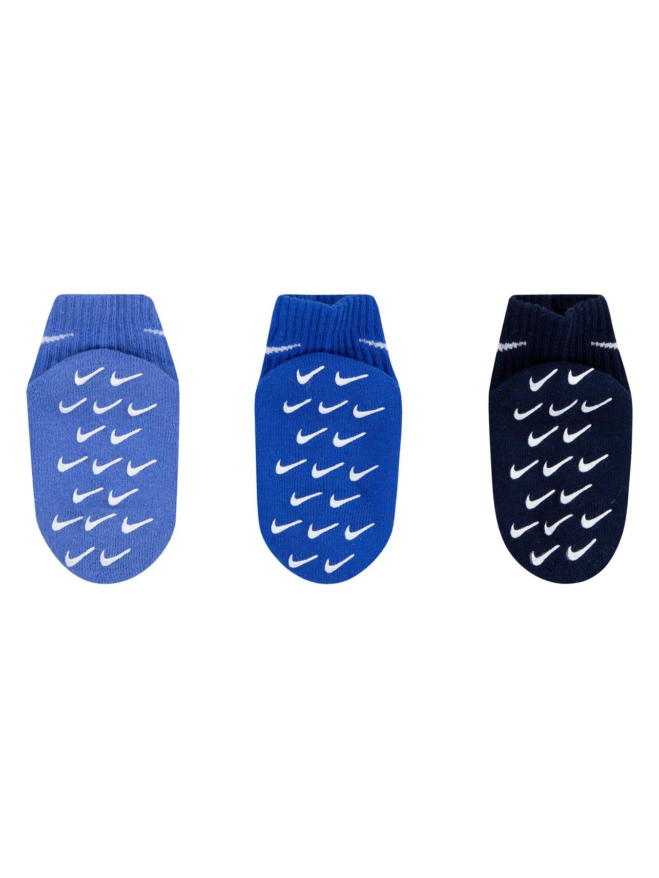 Image 2 of 4 of Nike Infant Unisex 3 Pack Gripper Socks - Multi
