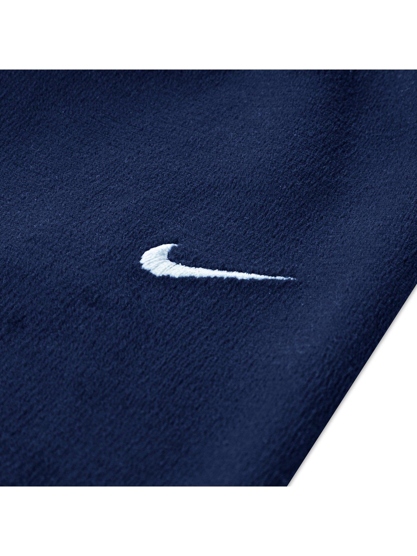 Image 3 of 4 of Nike Infant Unisex 3 Piece Velour Swoosh Set - Navy