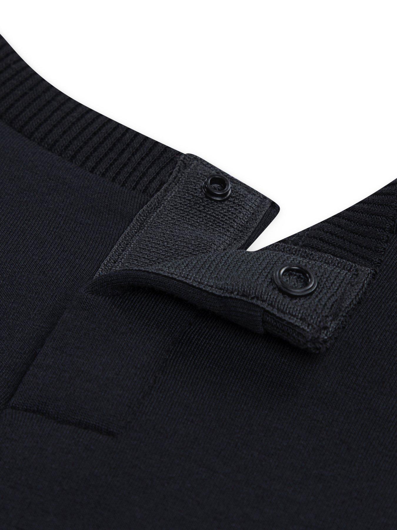 Image 4 of 4 of Nike Infant Girls Crew Wide Leg Pants Set - Black