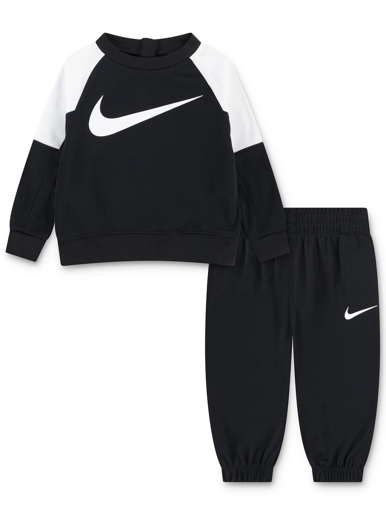Image 1 of 5 of Nike Infant Unisex Lifestyle Essentials Crew - Black