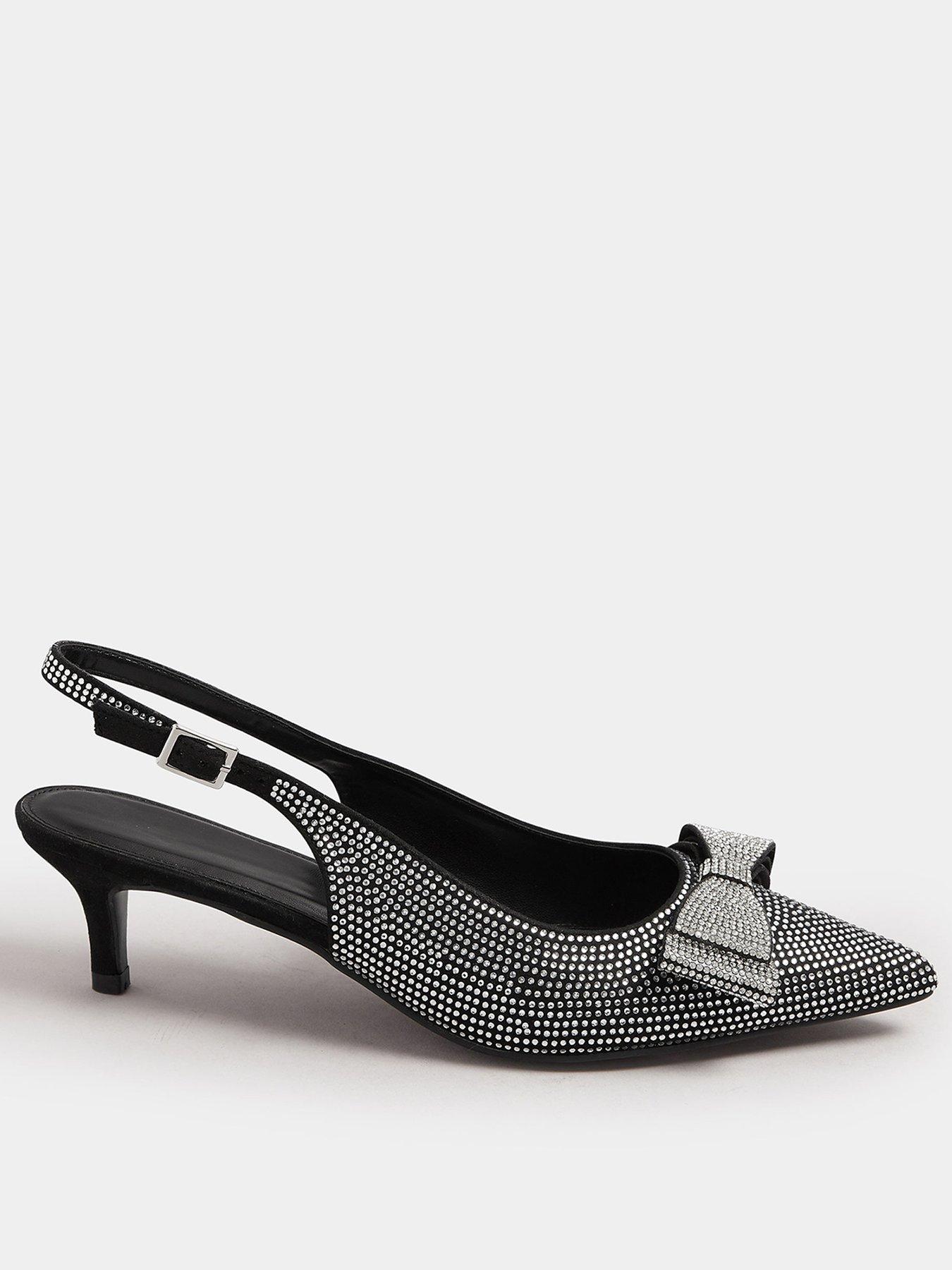 undefined Sparkle Bow Slingbacks
