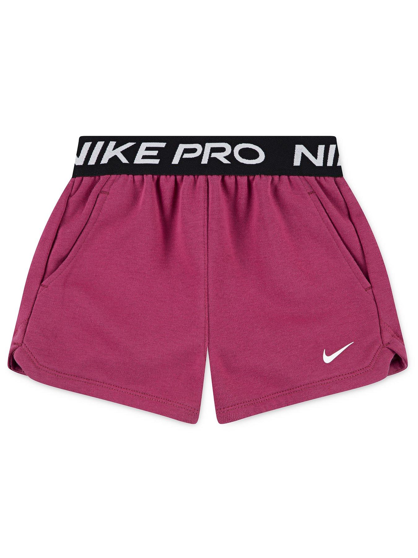 Nike Kids Girls Pro Shorts - Red
