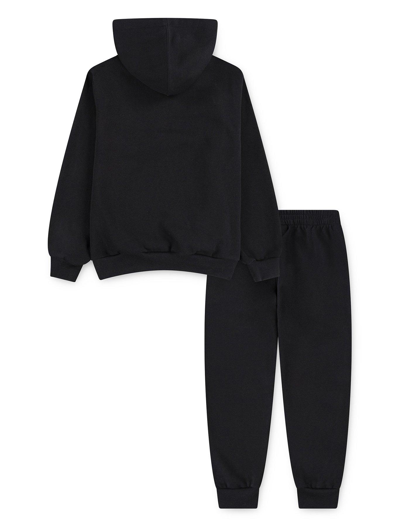 Image 2 of 4 of Converse Junior Boys Dissected Chuck Hoodie And Jogger Set - Black