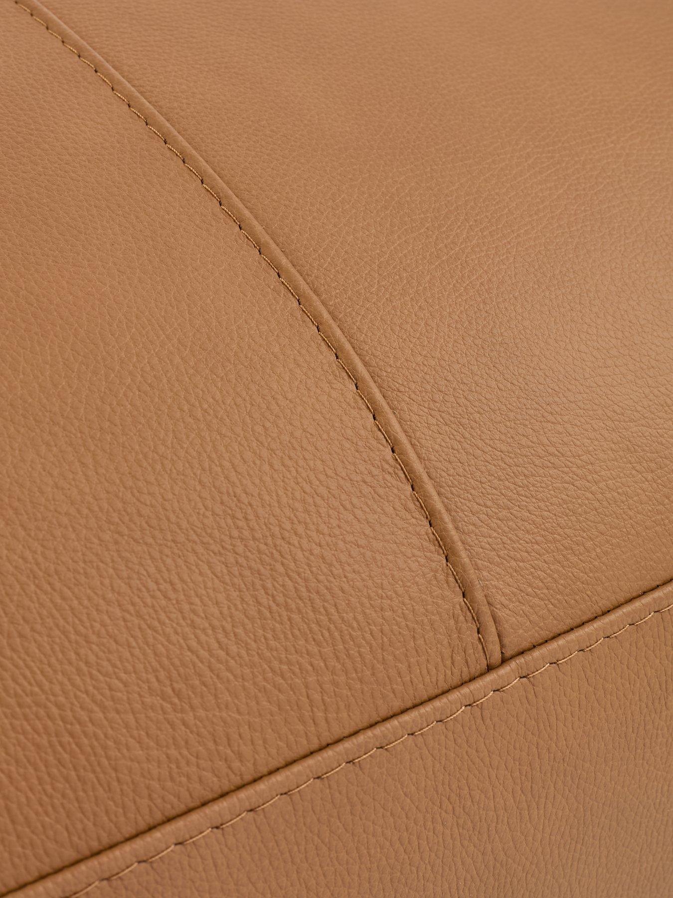 Image 6 of 6 of The Very Collection Chiswick Italian Leather Footstool