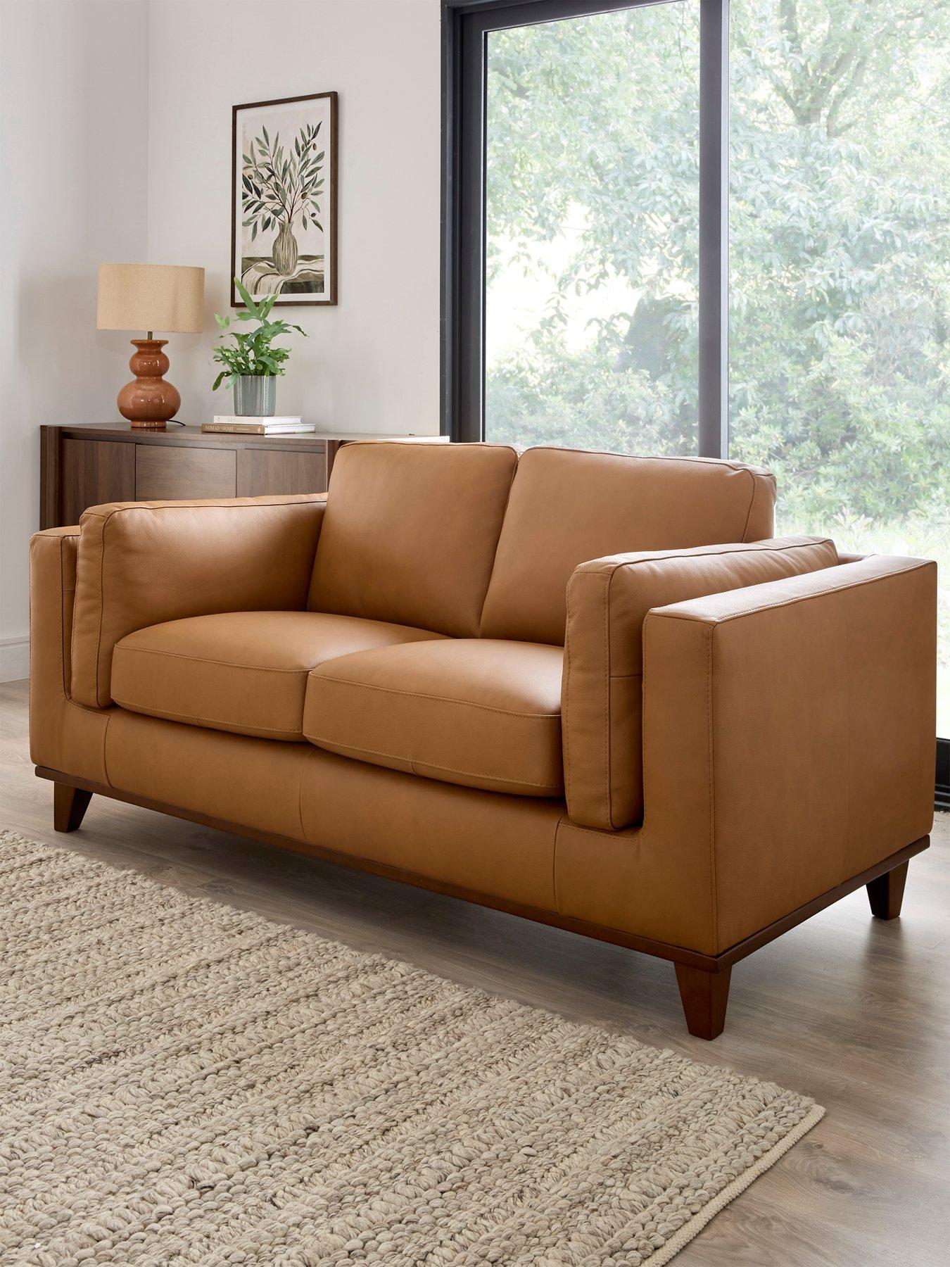 The Very Collection Chiswick Italian Leather 2 Seater Sofa