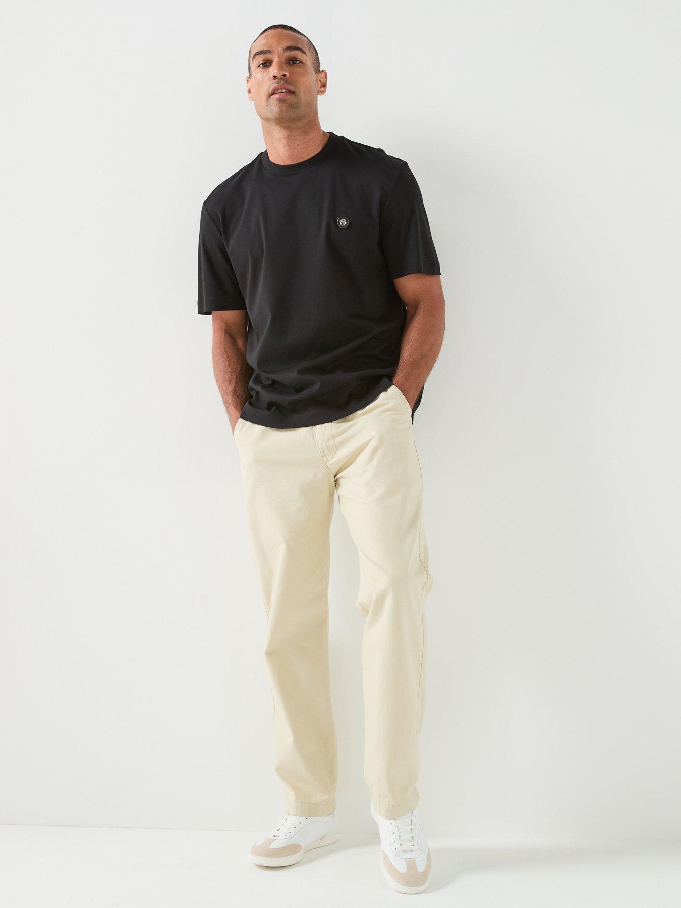 Image 3 of 6 of BOSS C-Taut 01 Regular Fit Nickel Logo T-Shirt - Black