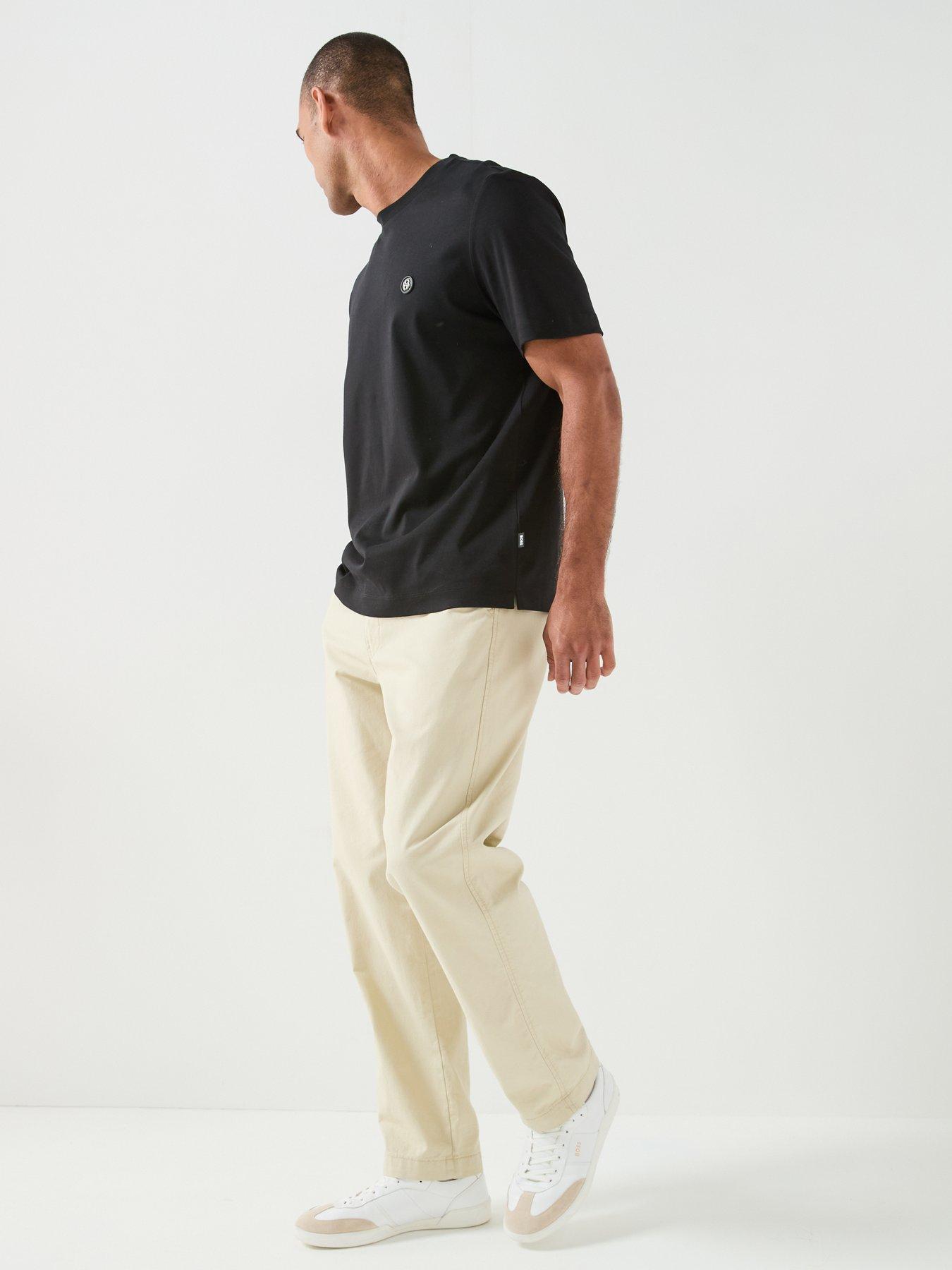 Image 5 of 6 of BOSS C-Taut 01 Regular Fit Nickel Logo T-Shirt - Black