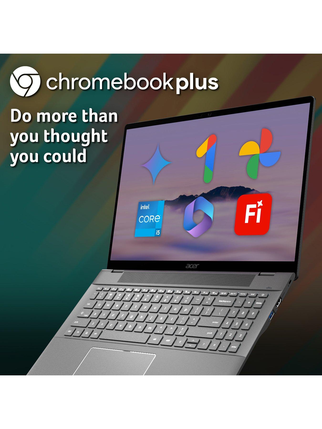 Image 2 of 7 of Acer Chromebook Plus - 16in - Intel Core i5 - 8GB RAM - 256GB - Iron