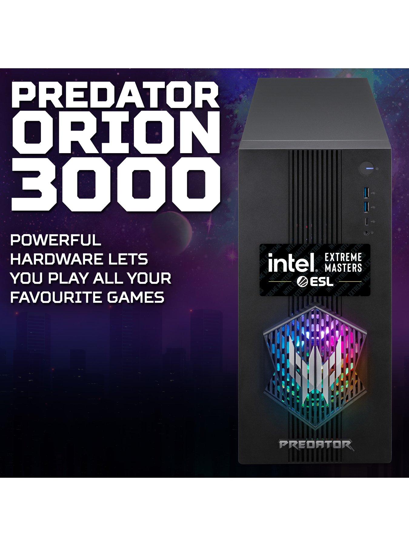 Image 2 of 8 of Acer Predator PO3-665 Gaming Desktop - GeForce RTX 5060 - Intel Core i5 - 16GB RAM - 512GB - Black